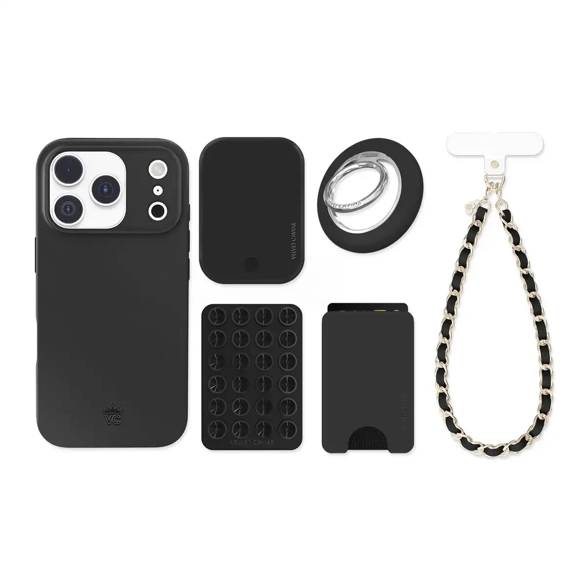 Just Black iPhone Bundle Set