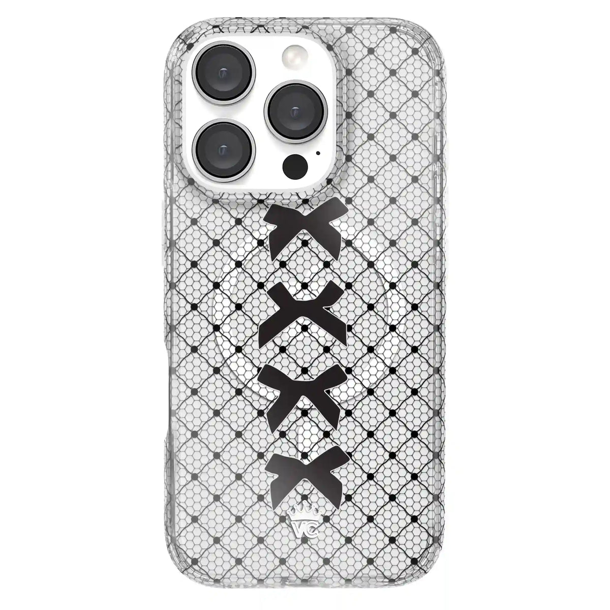 Lacy Black Bows iPhone Case