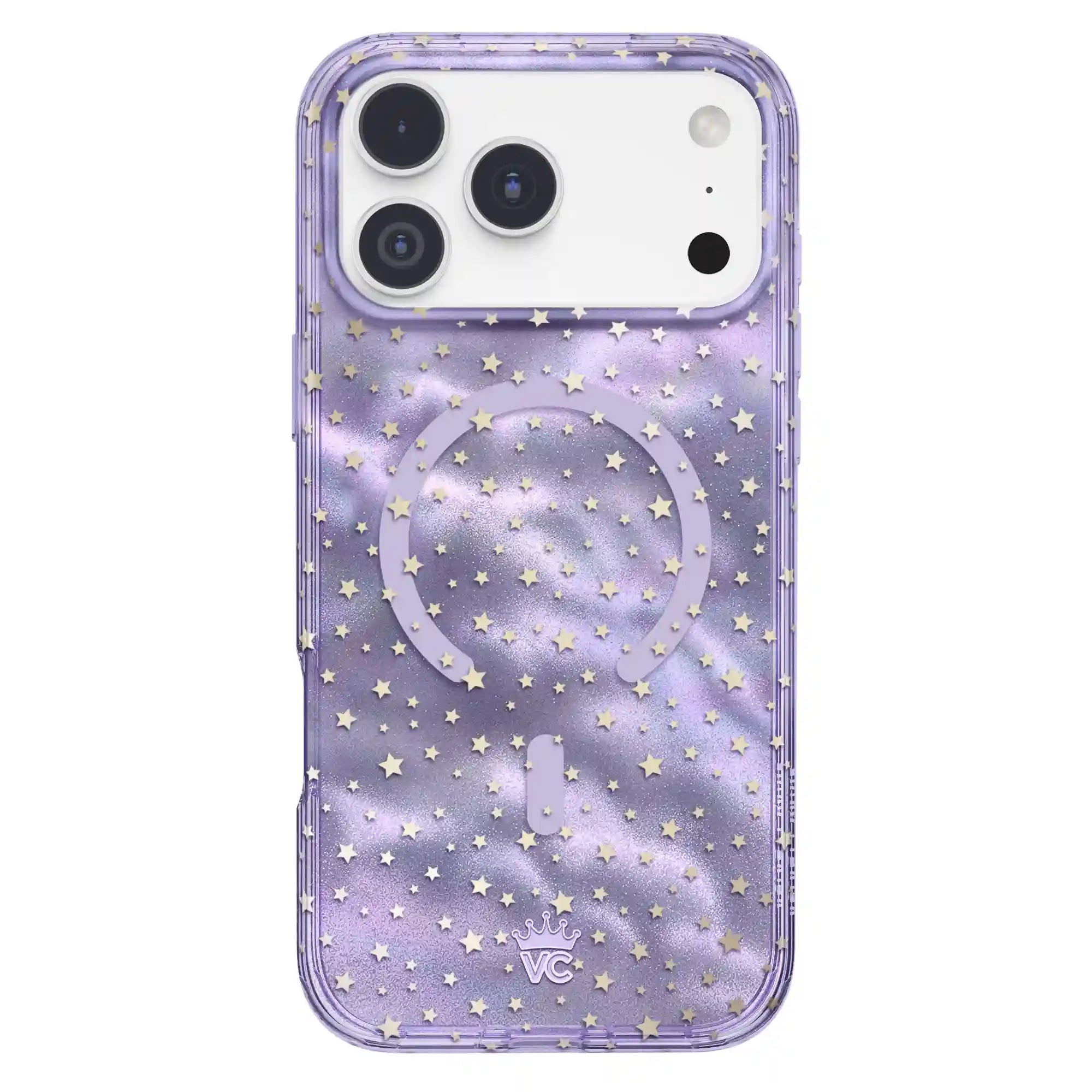 Lilac Celestial Stars iPhone Case