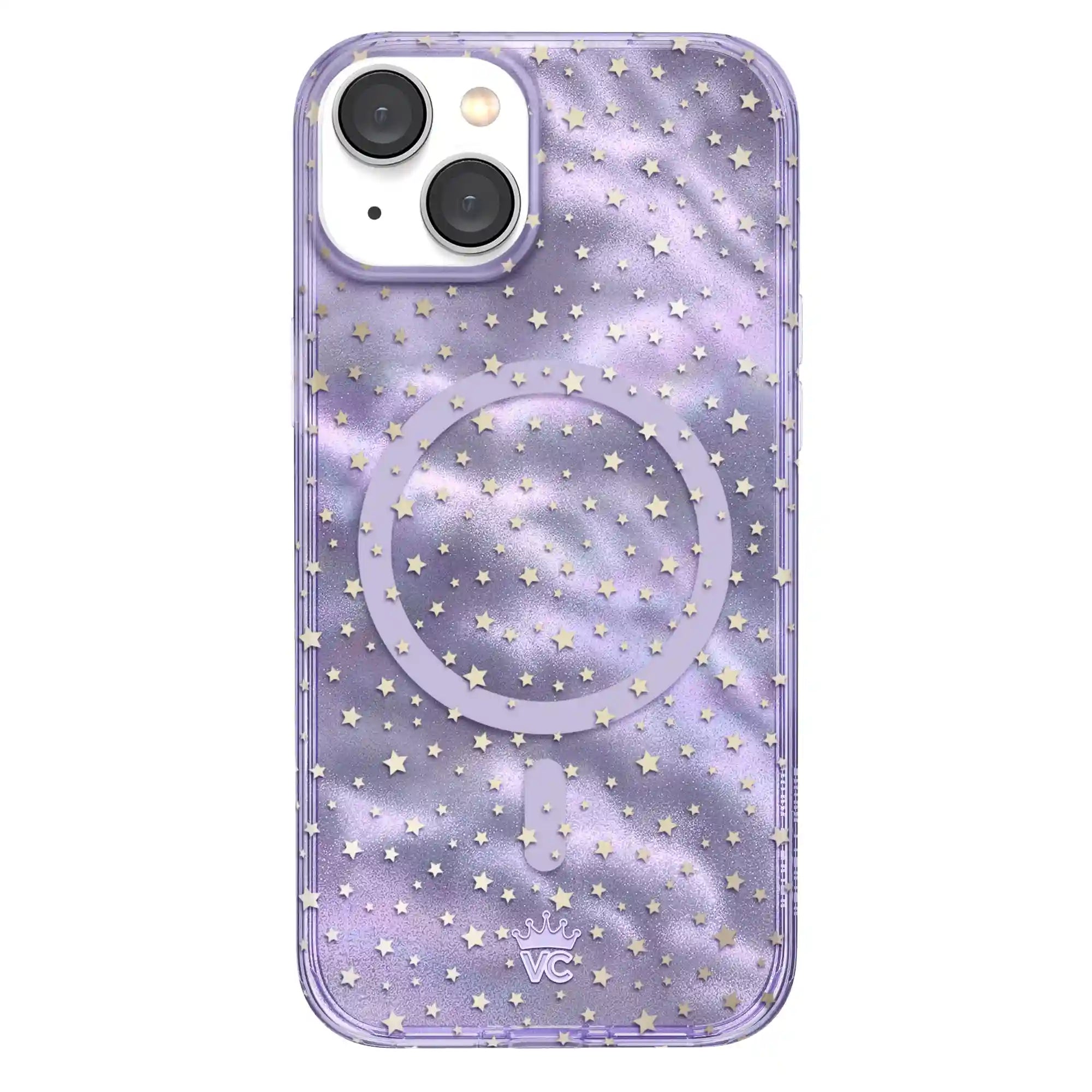 Lilac Celestial Stars iPhone Case