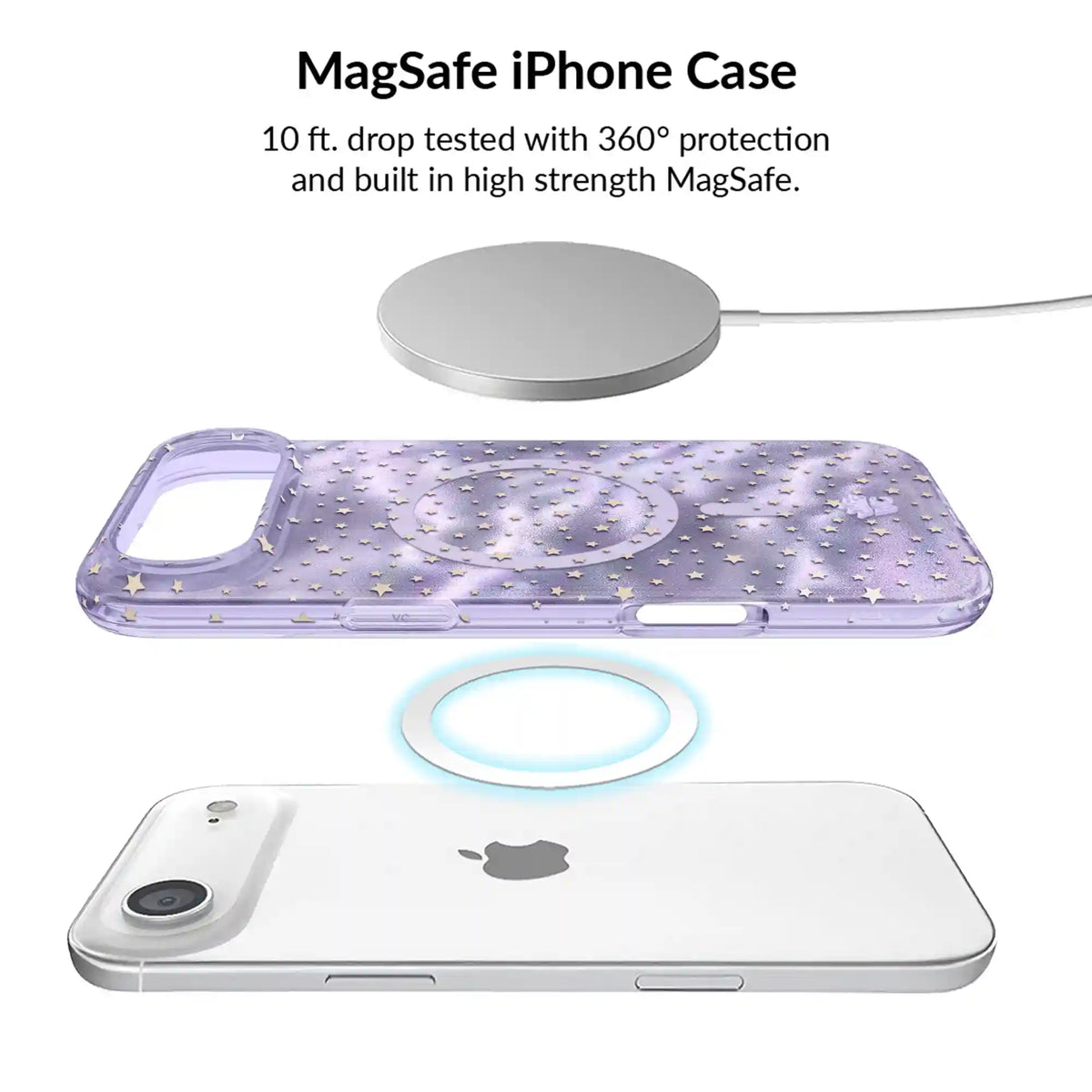 Lilac Celestial Stars iPhone Bundle Set