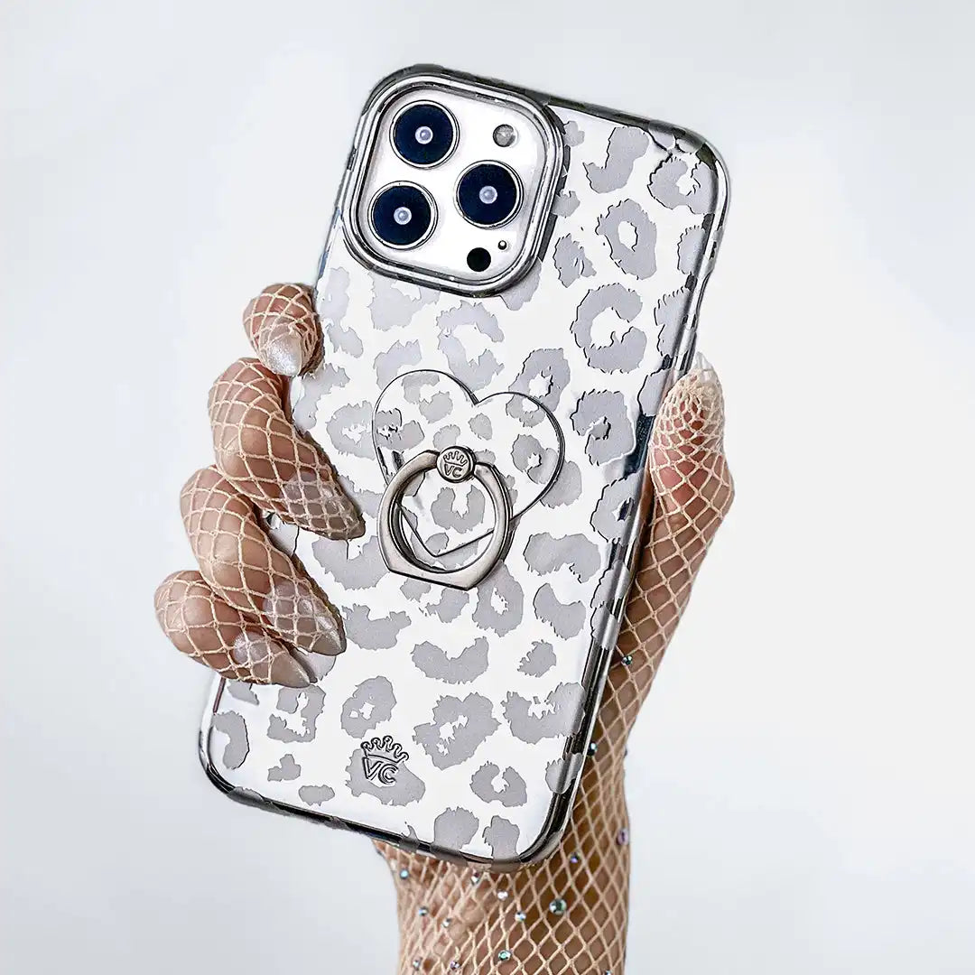 Chrome Leopard Phone Ring