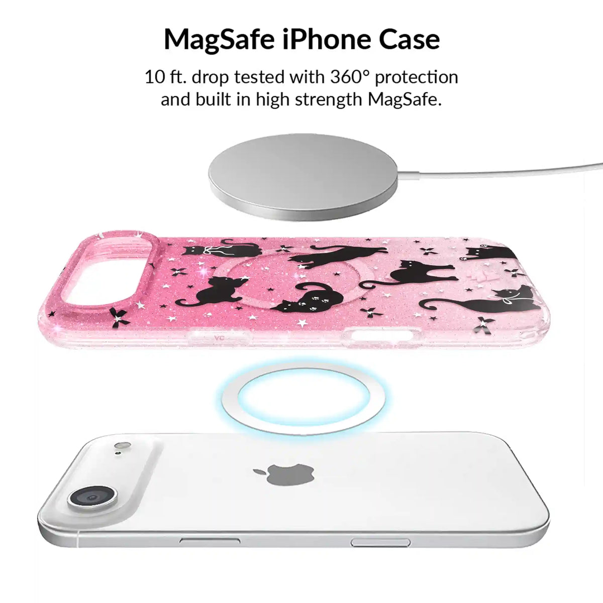 Lucky Kittens Glitter iPhone Bundle Set