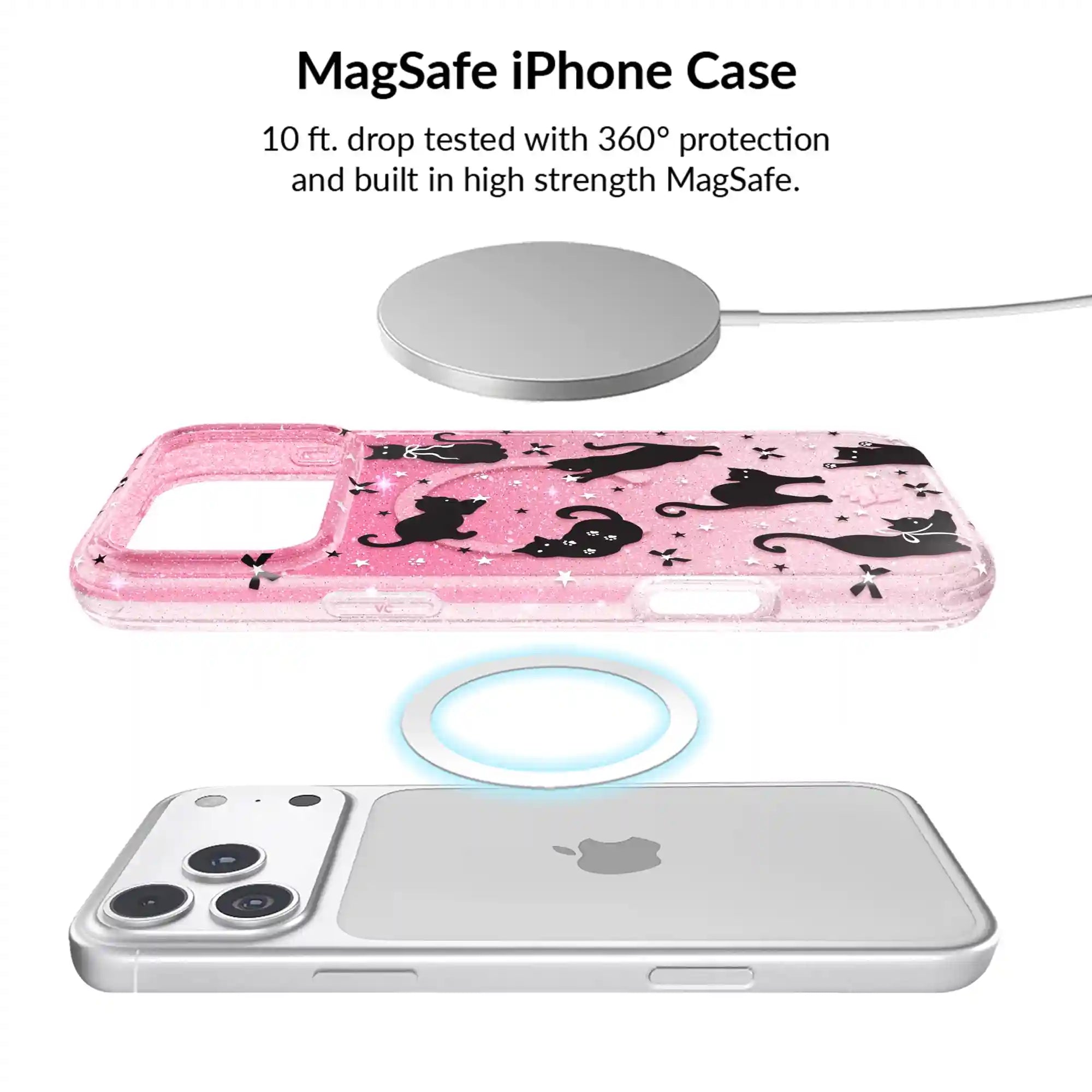 Lucky Kittens Glitter iPhone Bundle Set