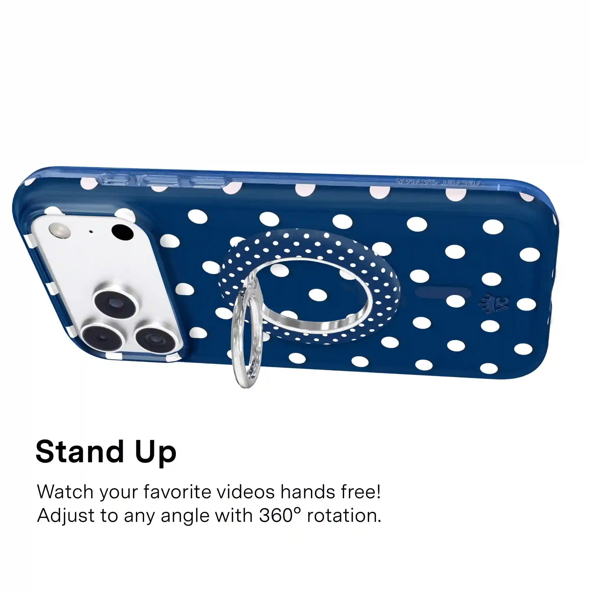 Midnight Polka Dot MagSafe Grip Ring