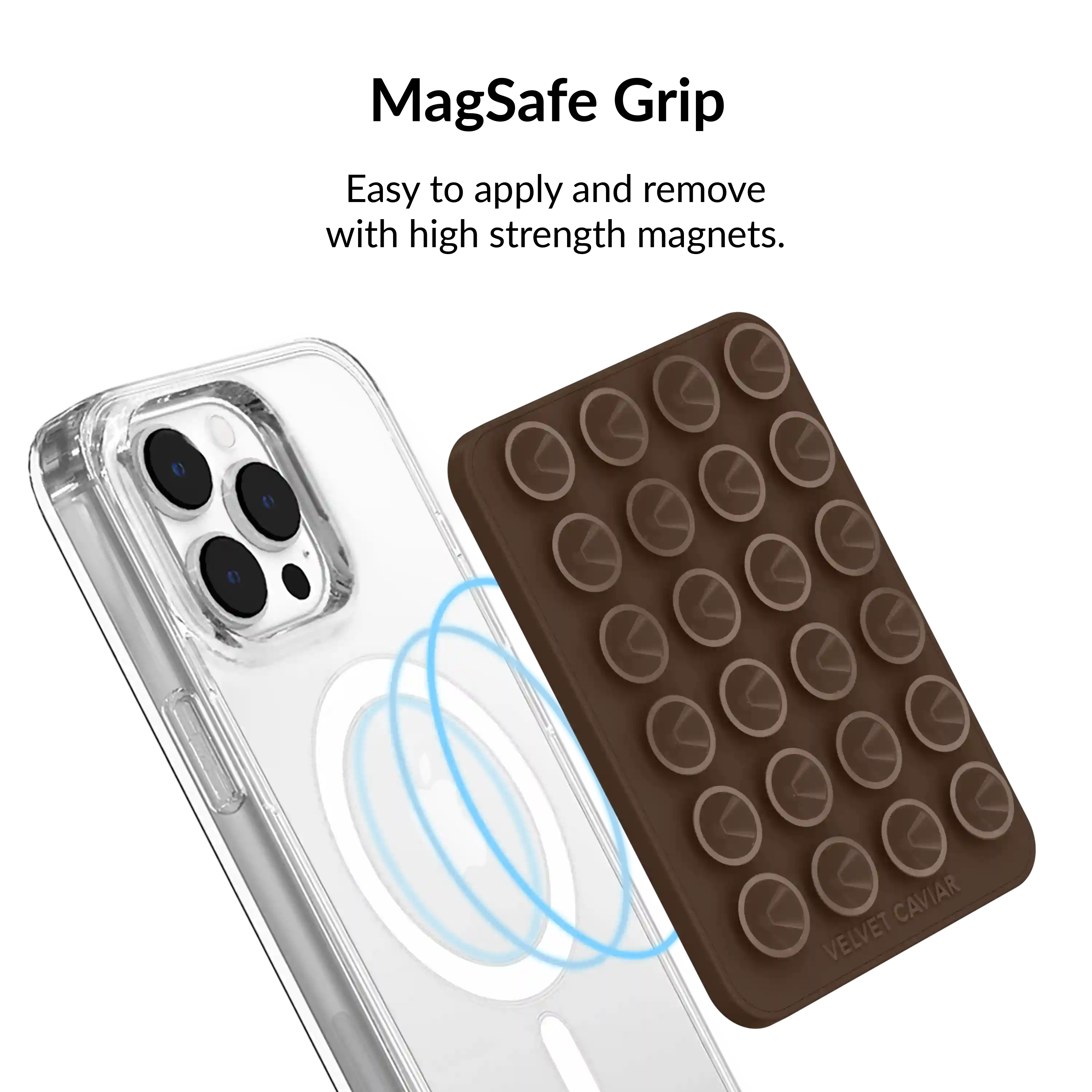 Espresso Brown MightyGrip MagSafe Mount
