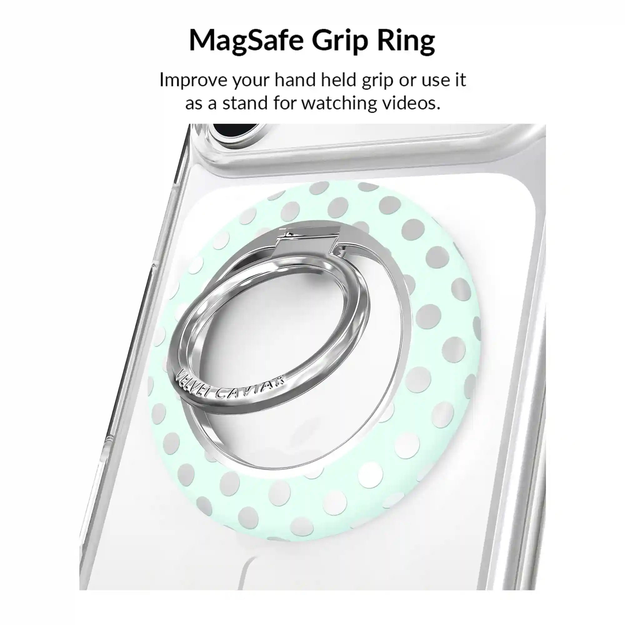Mint Chrome Polka Dot iPhone Bundle Set
