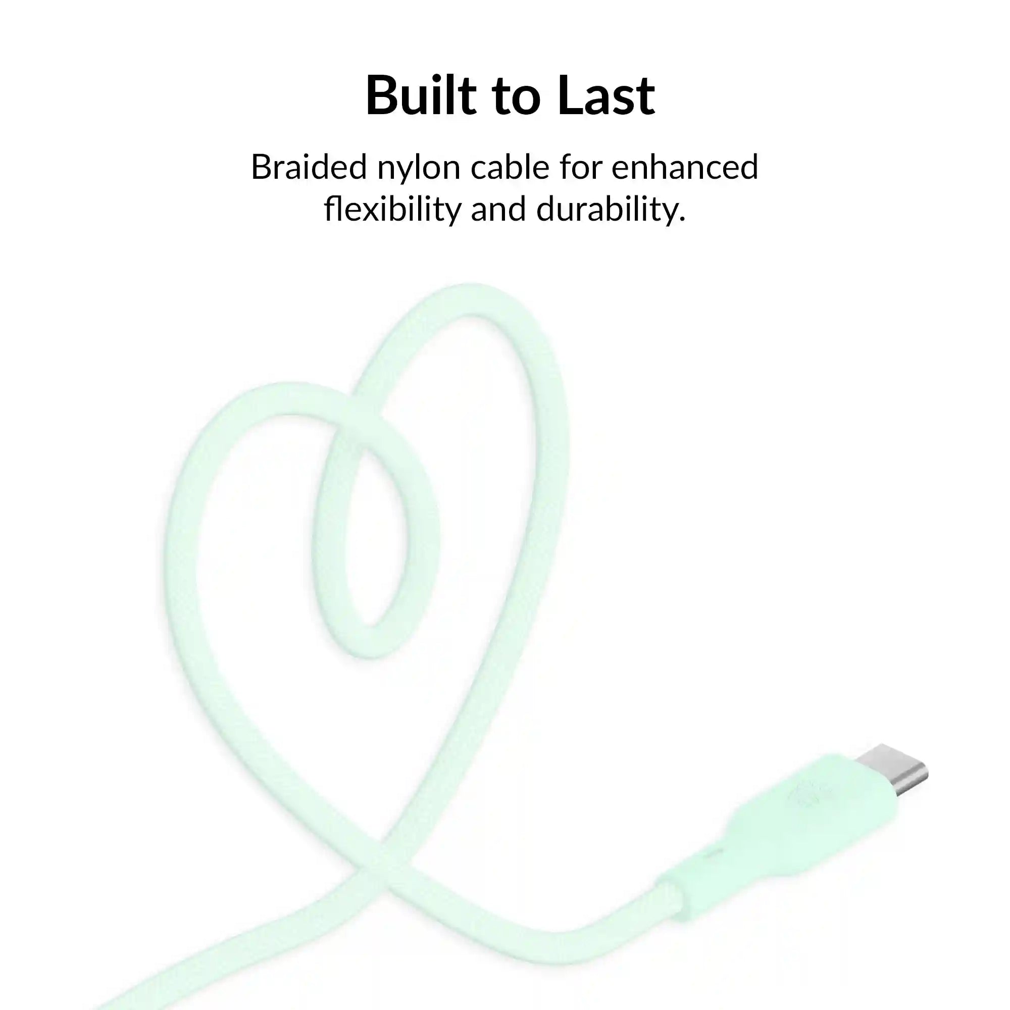 Mint Fast Charging Cable, 6ft USB-C