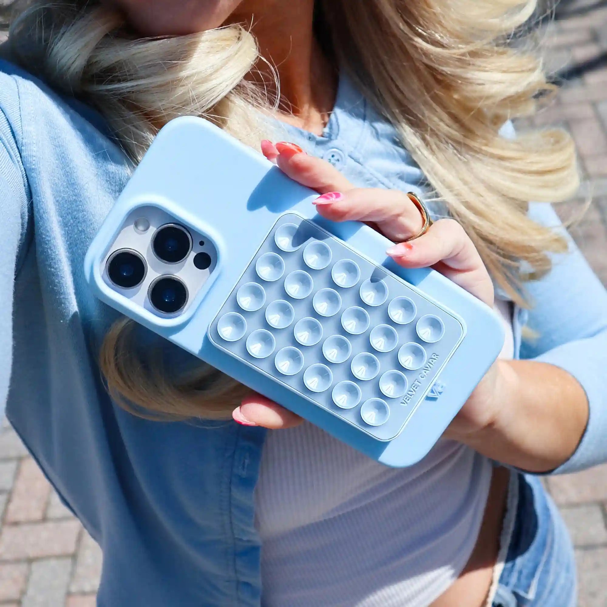 Cotton Candy Blue MightyGrip MagSafe Mount
