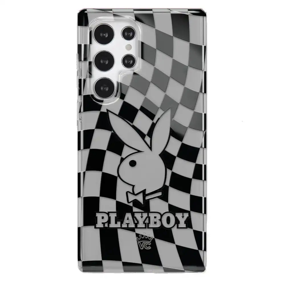 Playboy Checkmate Clear Samsung Case
