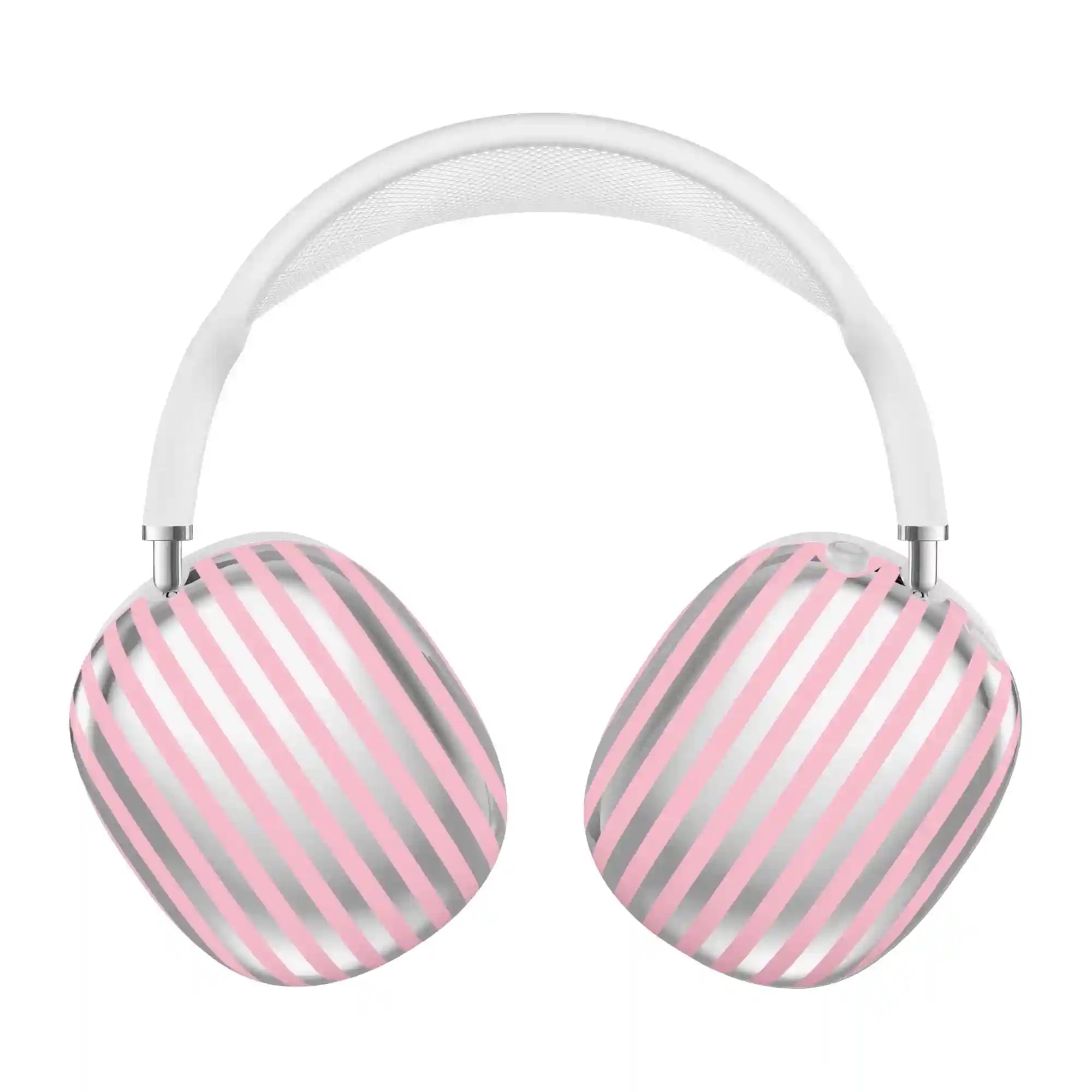 Pink Chrome Stripes AirPod Max Case