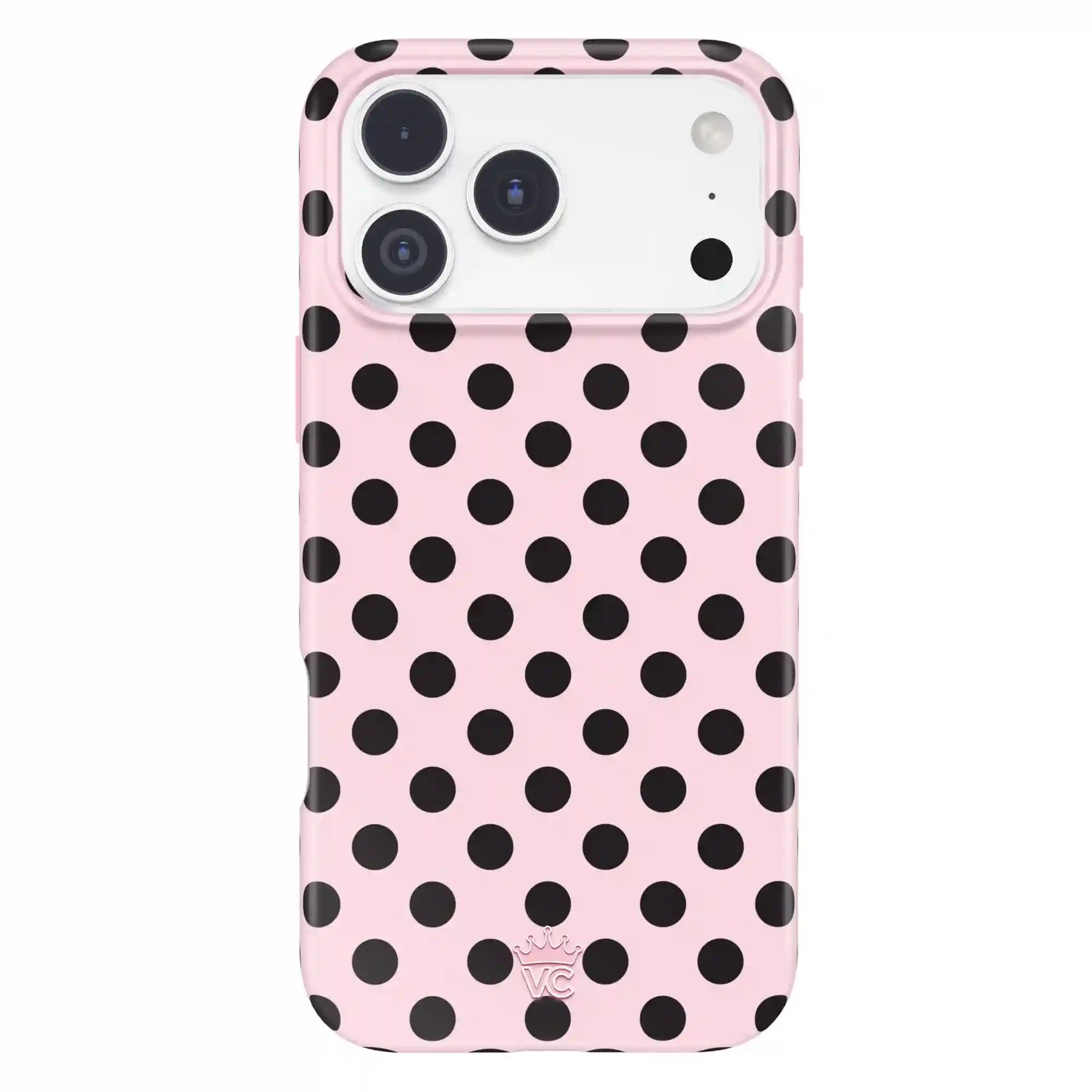 Princess Pink Polka Dot iPhone Case