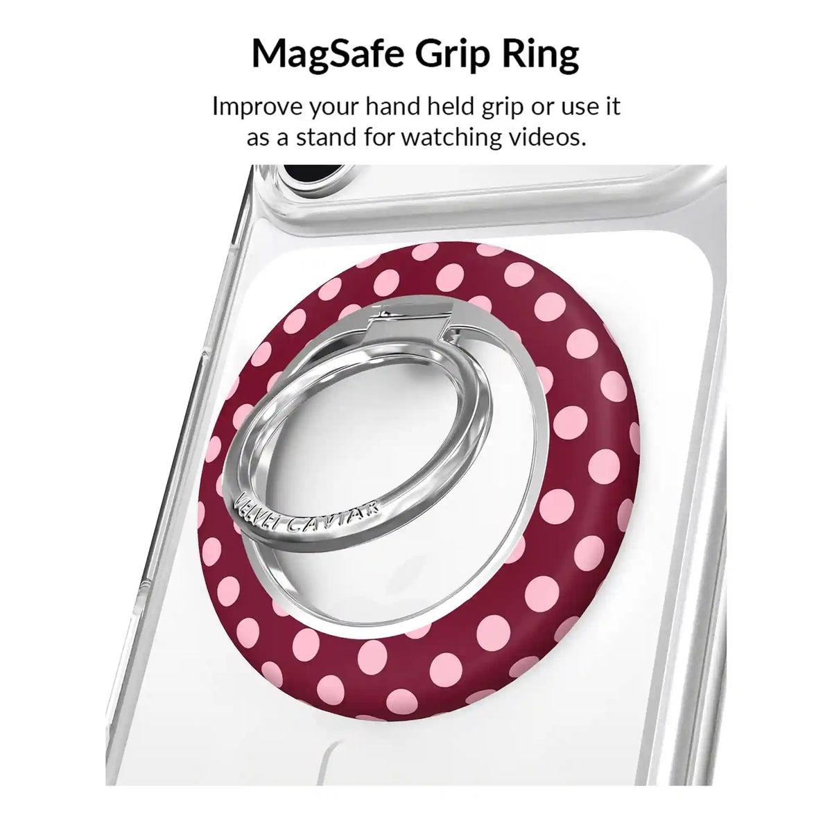 Raspberry Polka Dot iPhone Bundle Set