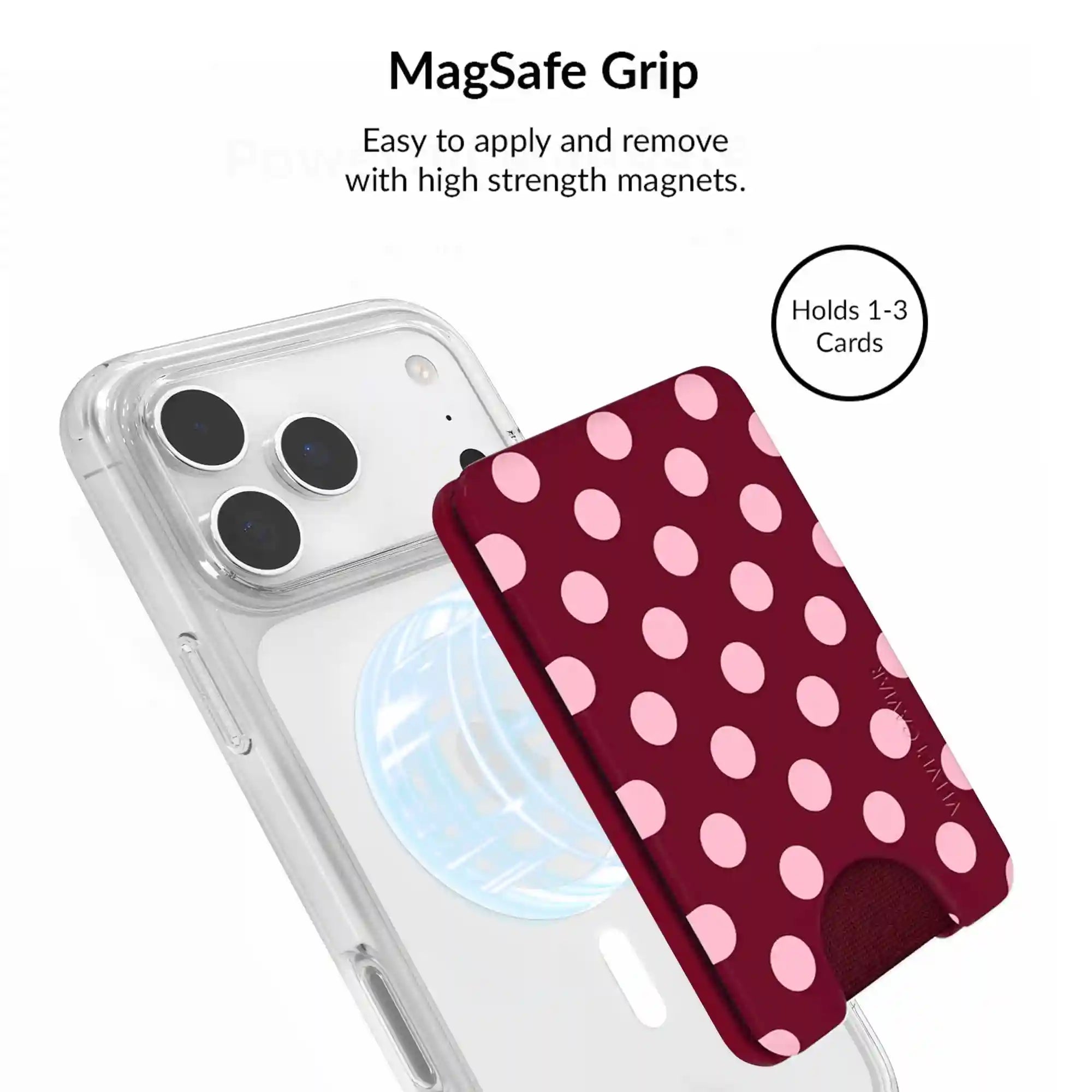 Raspberry Polka Dot iPhone Bundle Set