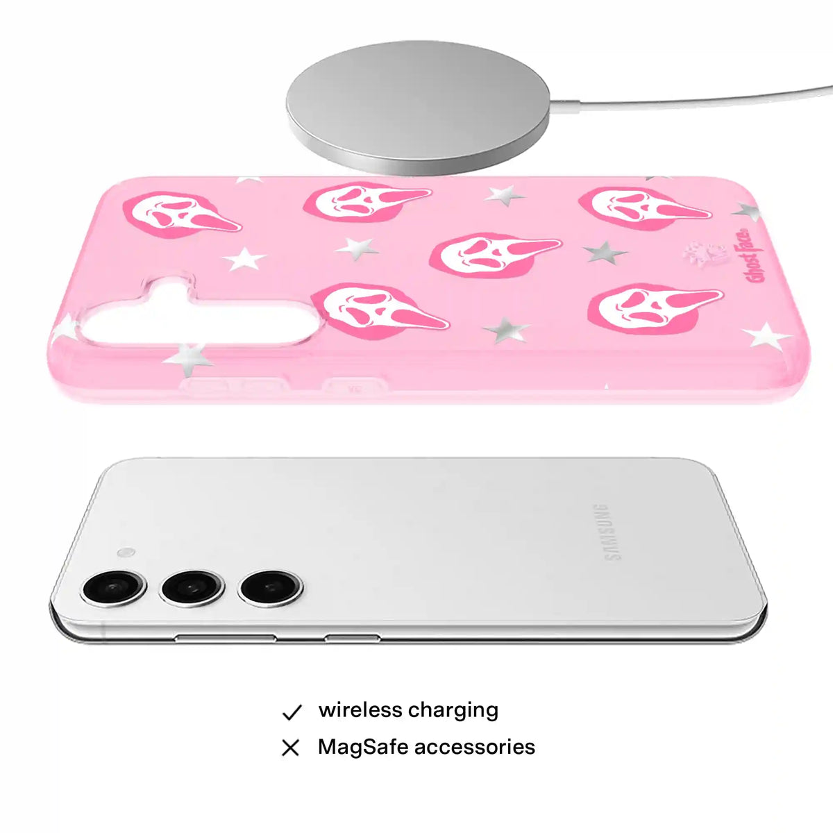 Ghost Face Call Me Pink Samsung Case