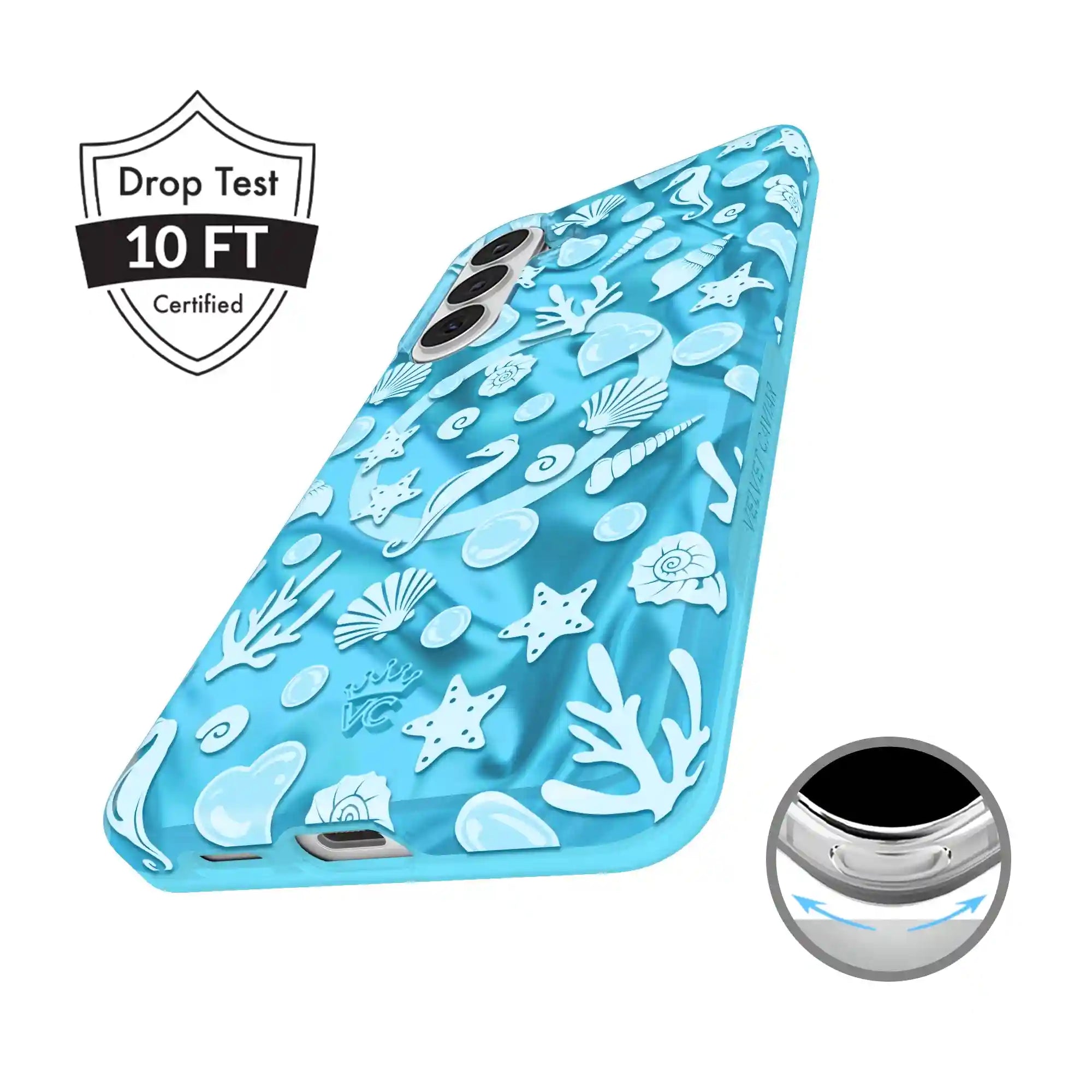 Aquamarine Holo Samsung Case