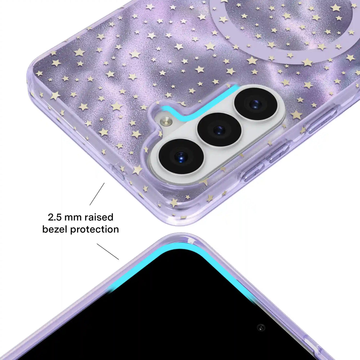 Lilac Celestial Stars Samsung Case