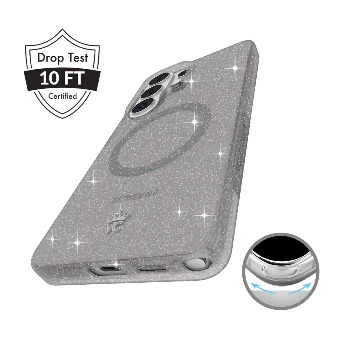 Grey Stardust Samsung Case