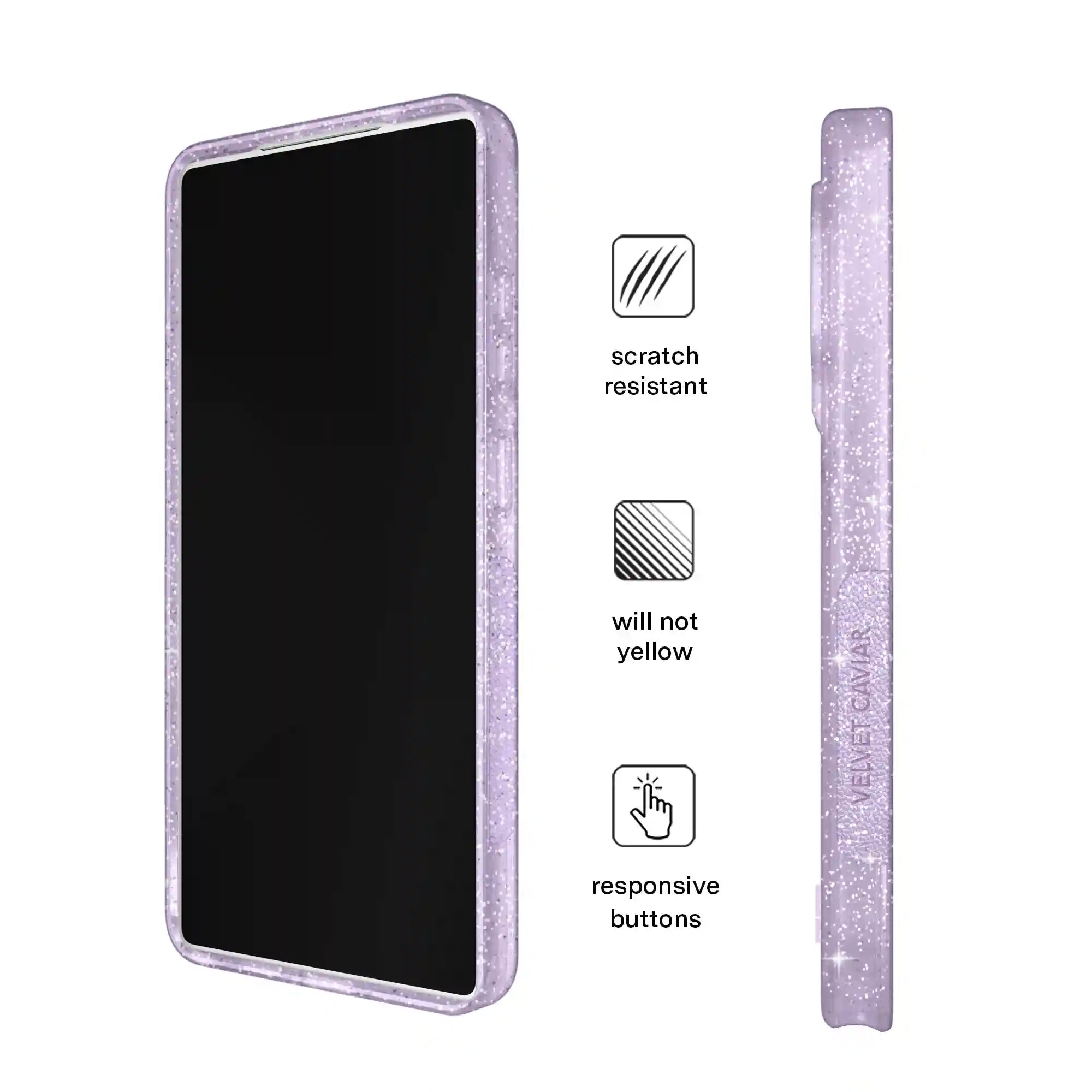 Lilac Stardust Samsung Case