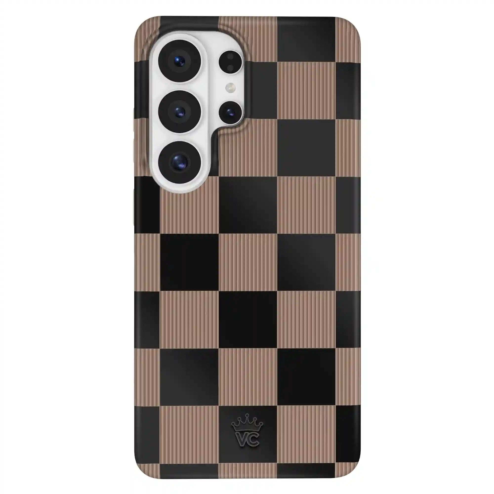 Mocha Vibe Checkered Samsung Case