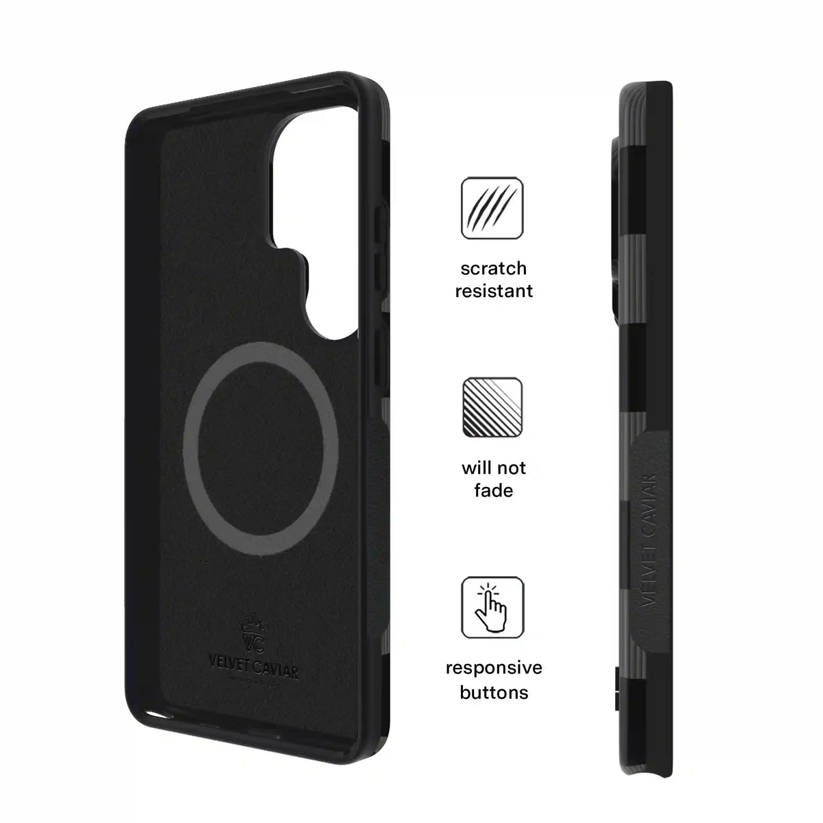 Noir Vibe Checkered Samsung Case
