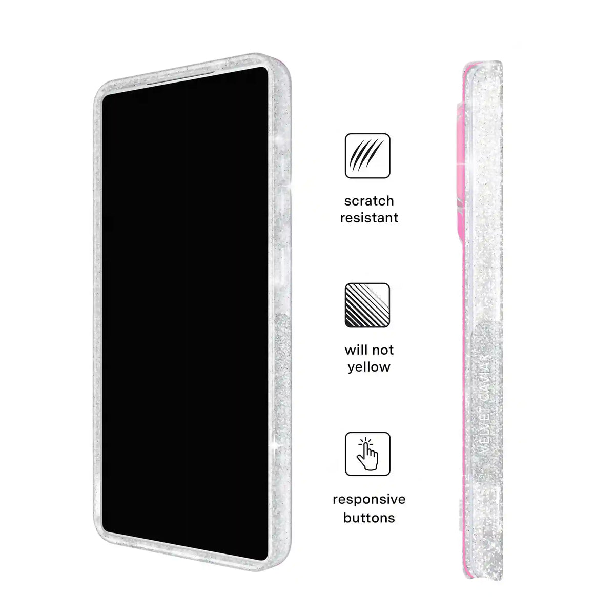 Sunkissed Stripes Glitter Samsung Case