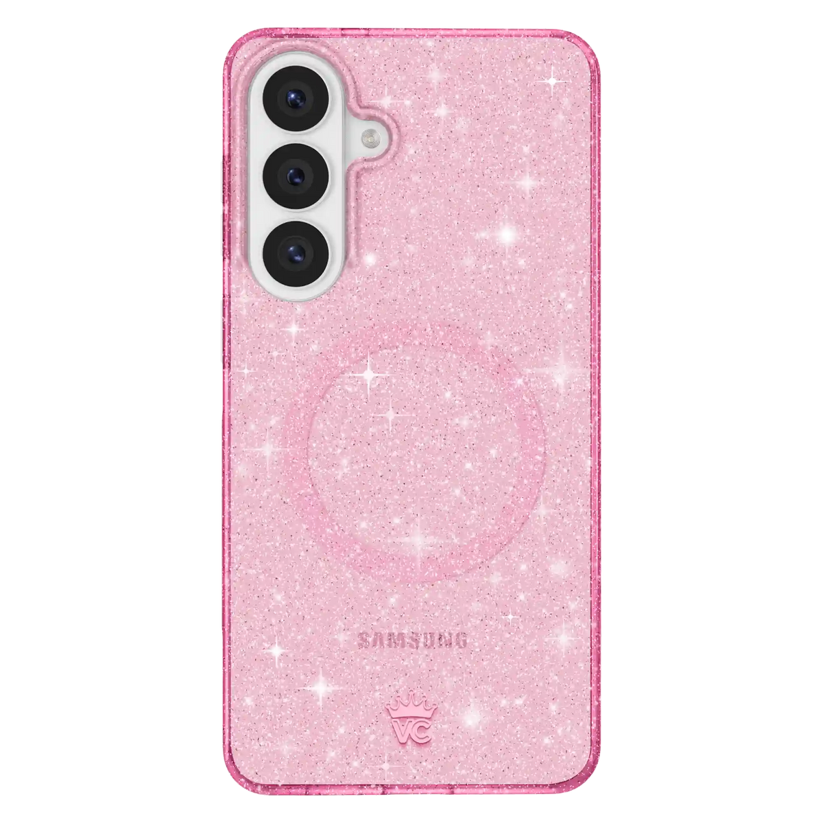 Pink Stardust Glitter Samsung Case