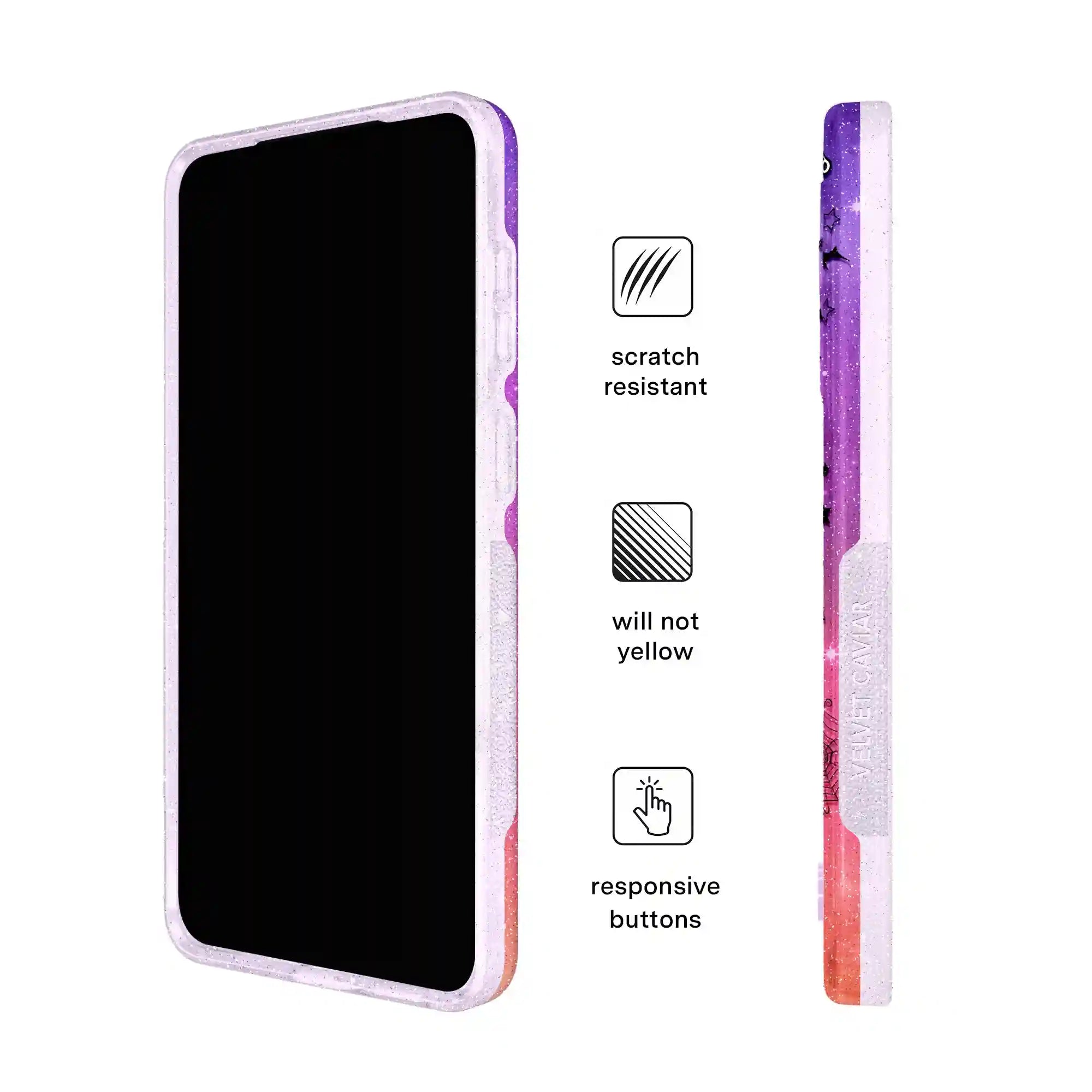 Snoopy Spooky Glitter Samsung Case