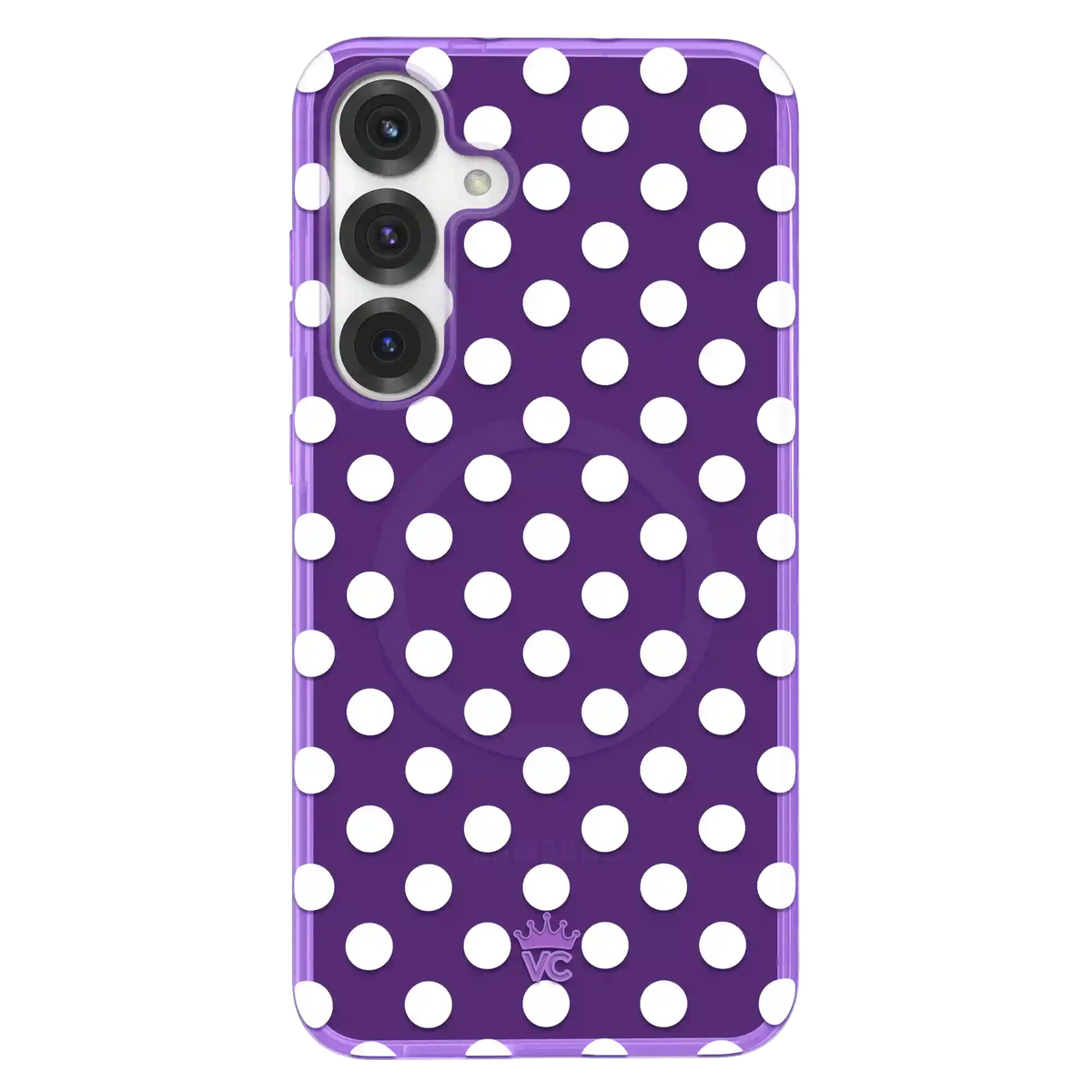 Violet Glow Polka Dot Samsung Case
