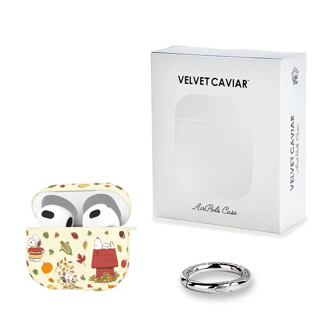 Snoopy Autumn Leaves AirPod Case