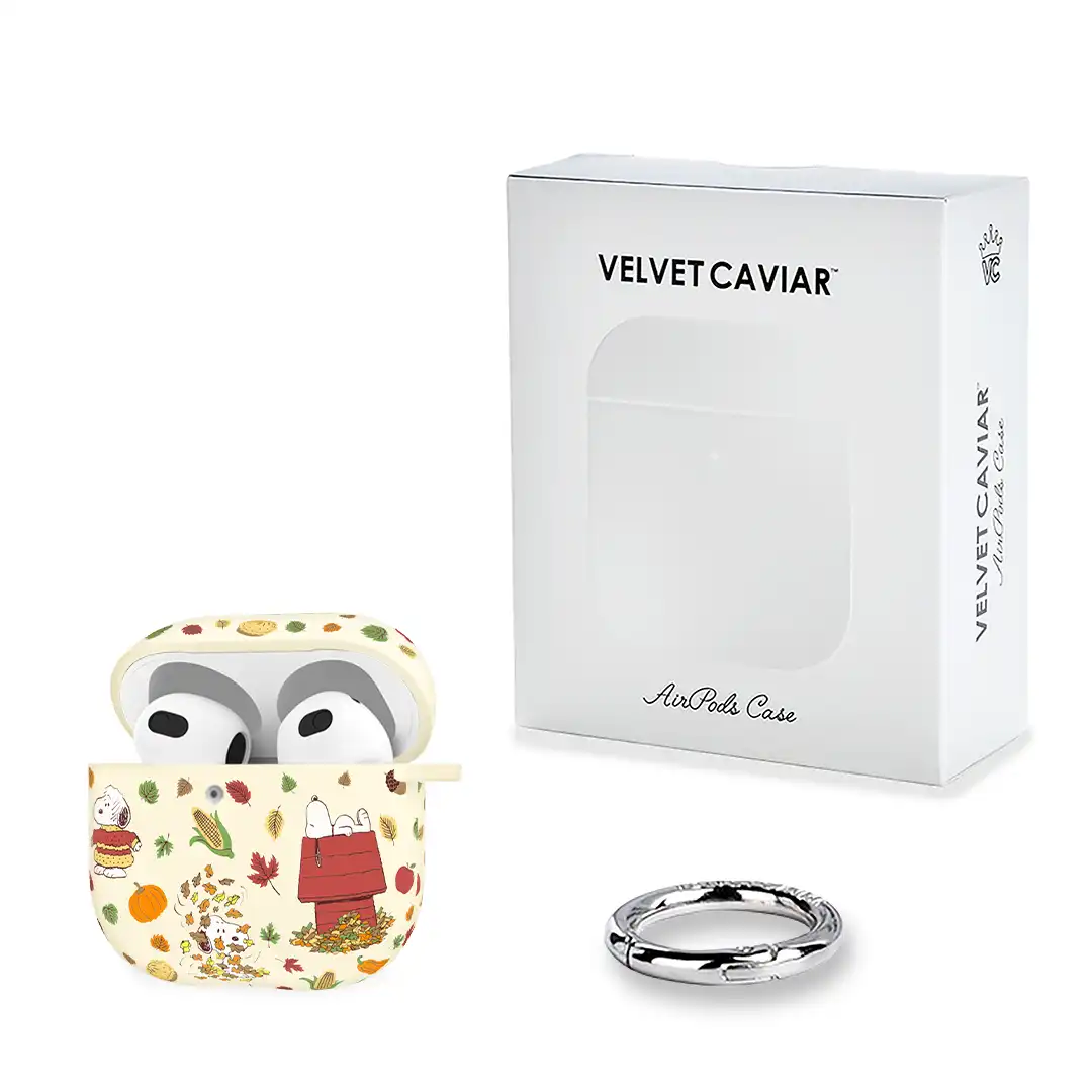 Snoopy Autumn Leaves AirPod Case