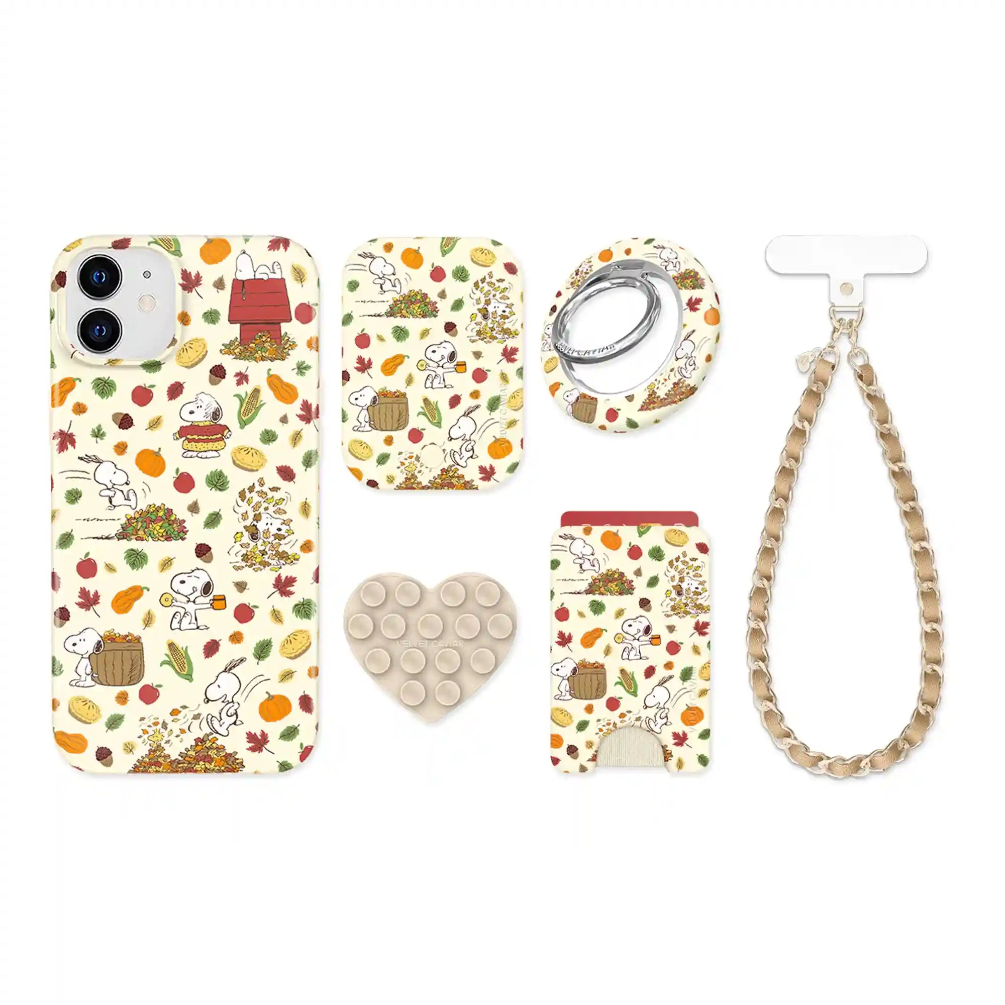 Snoopy Autumn Leaves iPhone Bundle Set