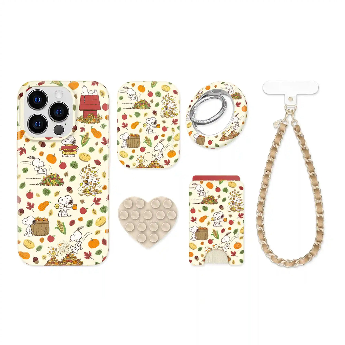 Snoopy Autumn Leaves iPhone Bundle Set
