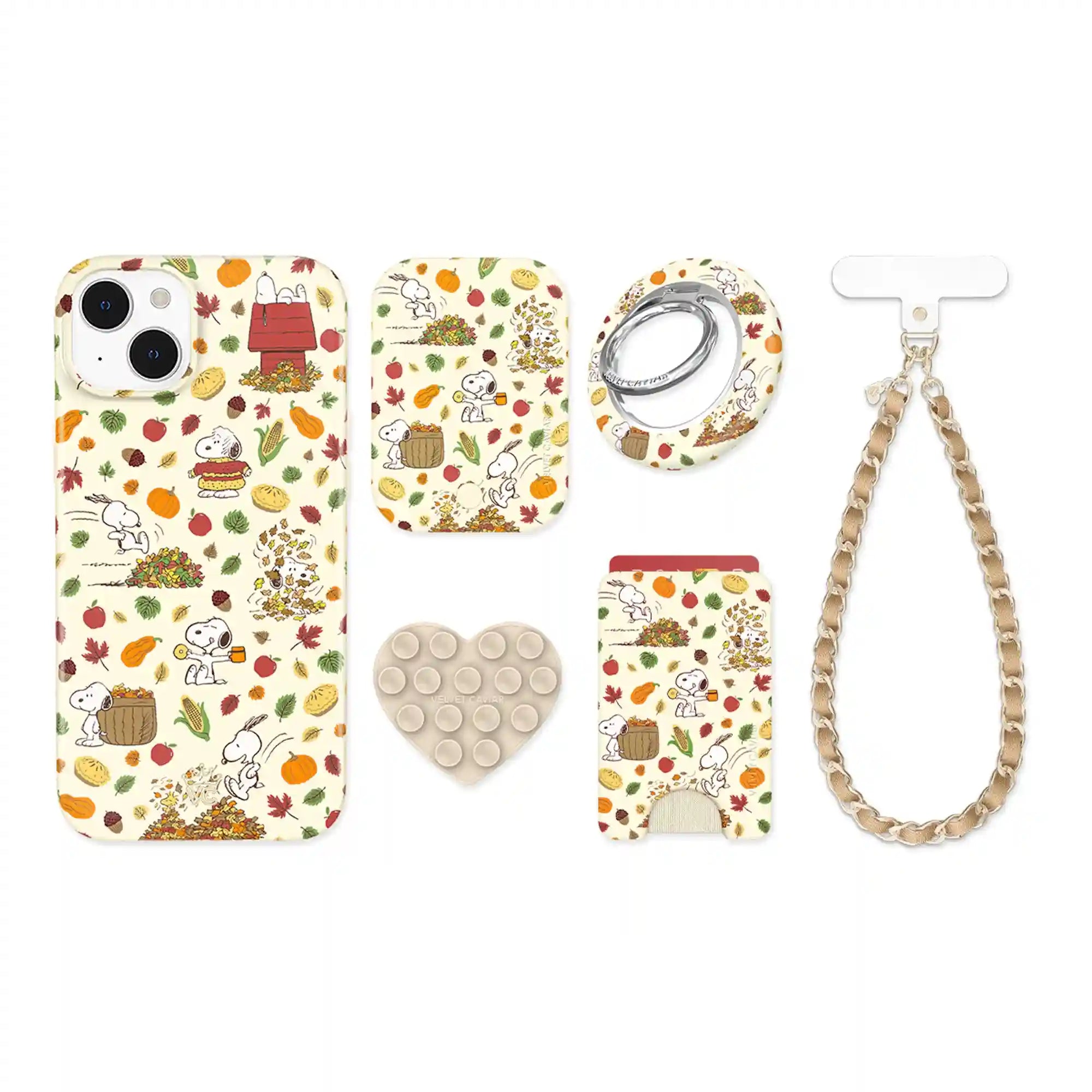 Snoopy Autumn Leaves iPhone Bundle Set