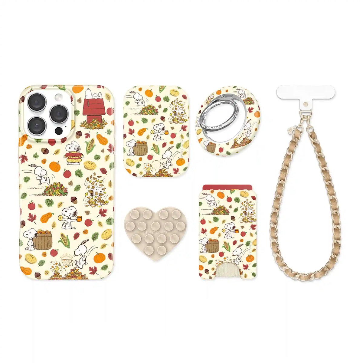Snoopy Autumn Leaves iPhone Bundle Set