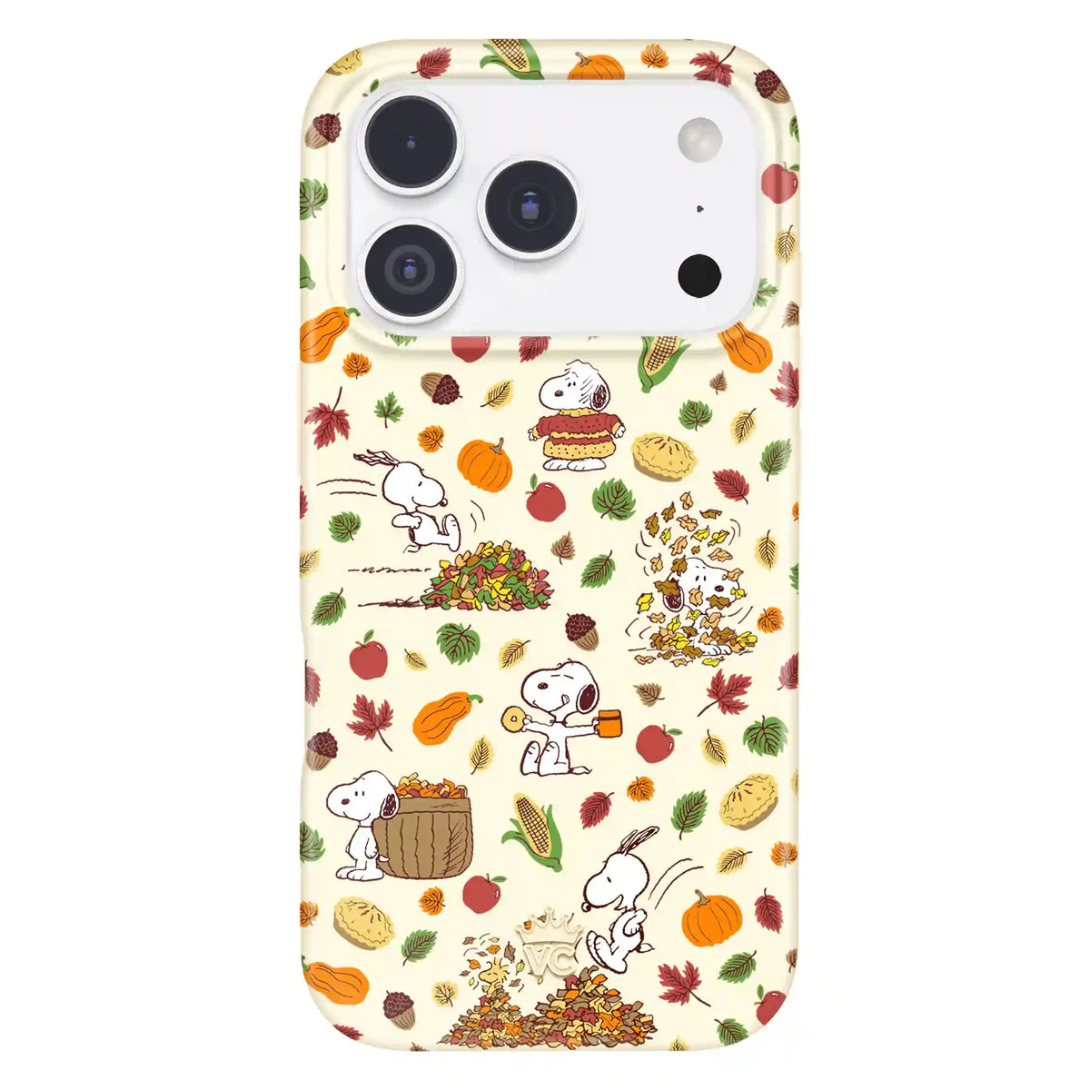 Snoopy Autumn Leaves iPhone Case
