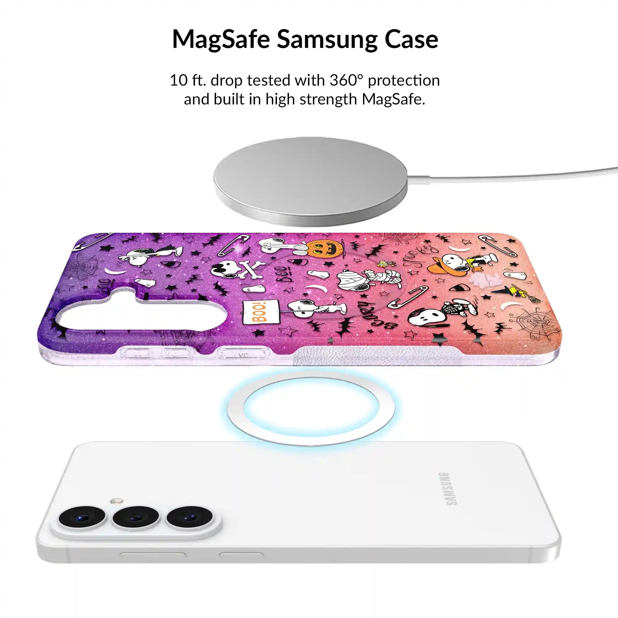 Snoopy Spooky Glitter Samsung Bundle Set
