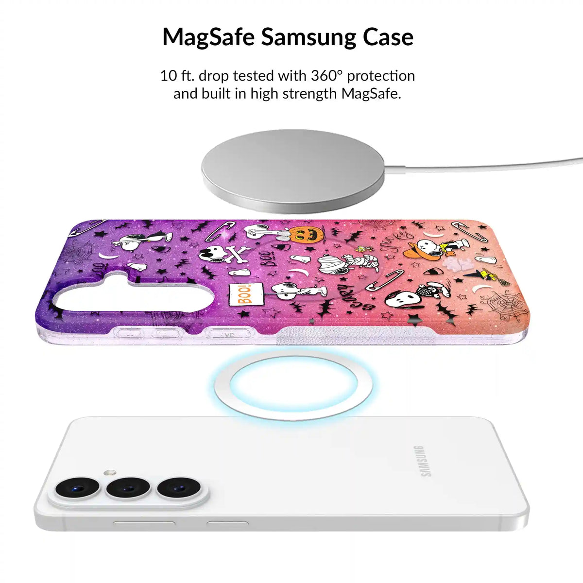 Snoopy Spooky Glitter Samsung Bundle Set