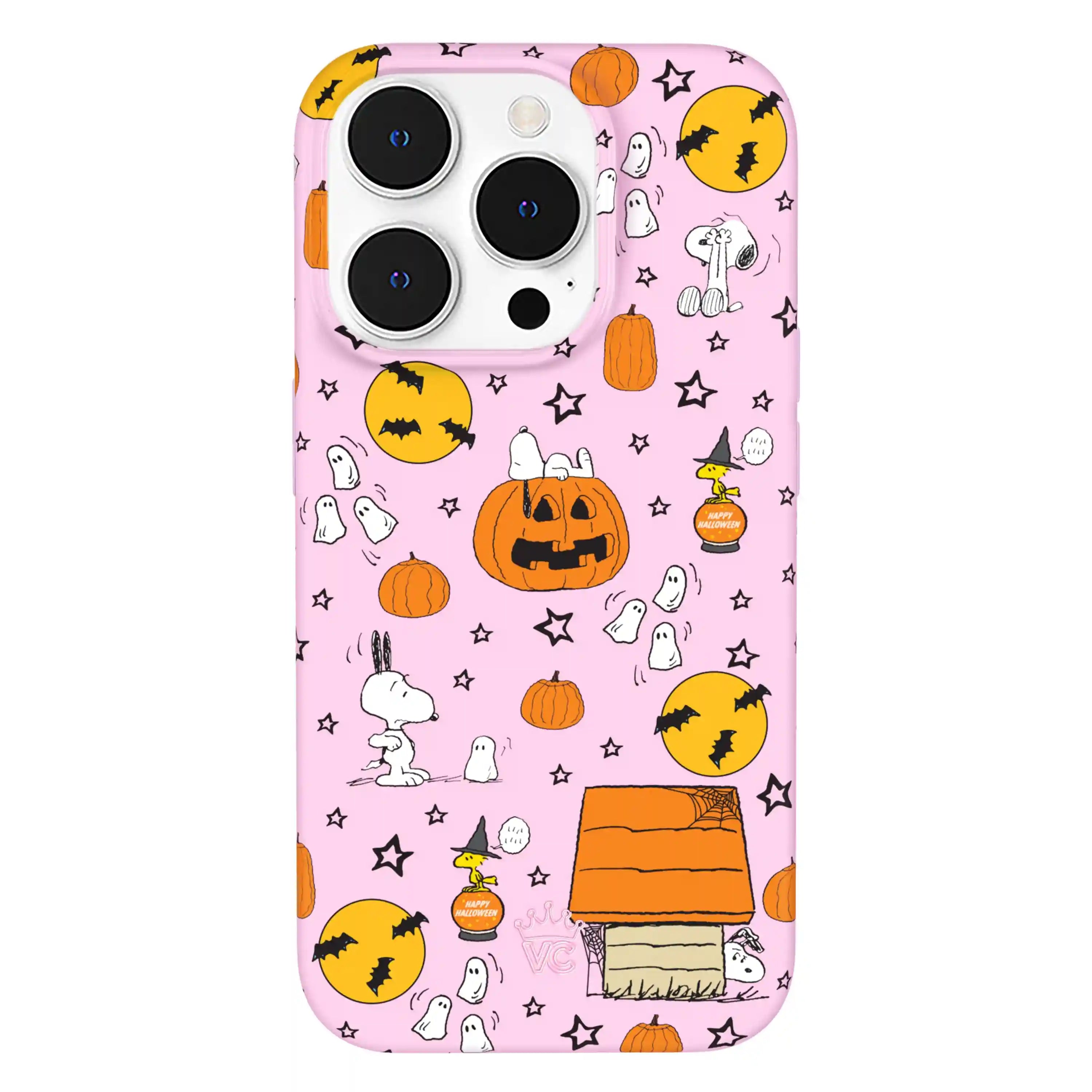 Snoopy Pink Pumpkins iPhone Case