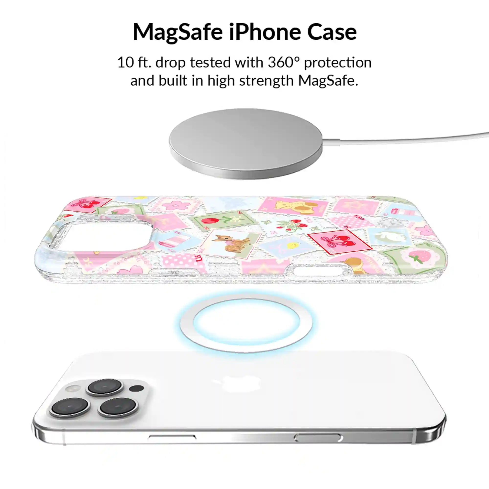 Spring Whimsy Stamps Glitter iPhone Bundle Set