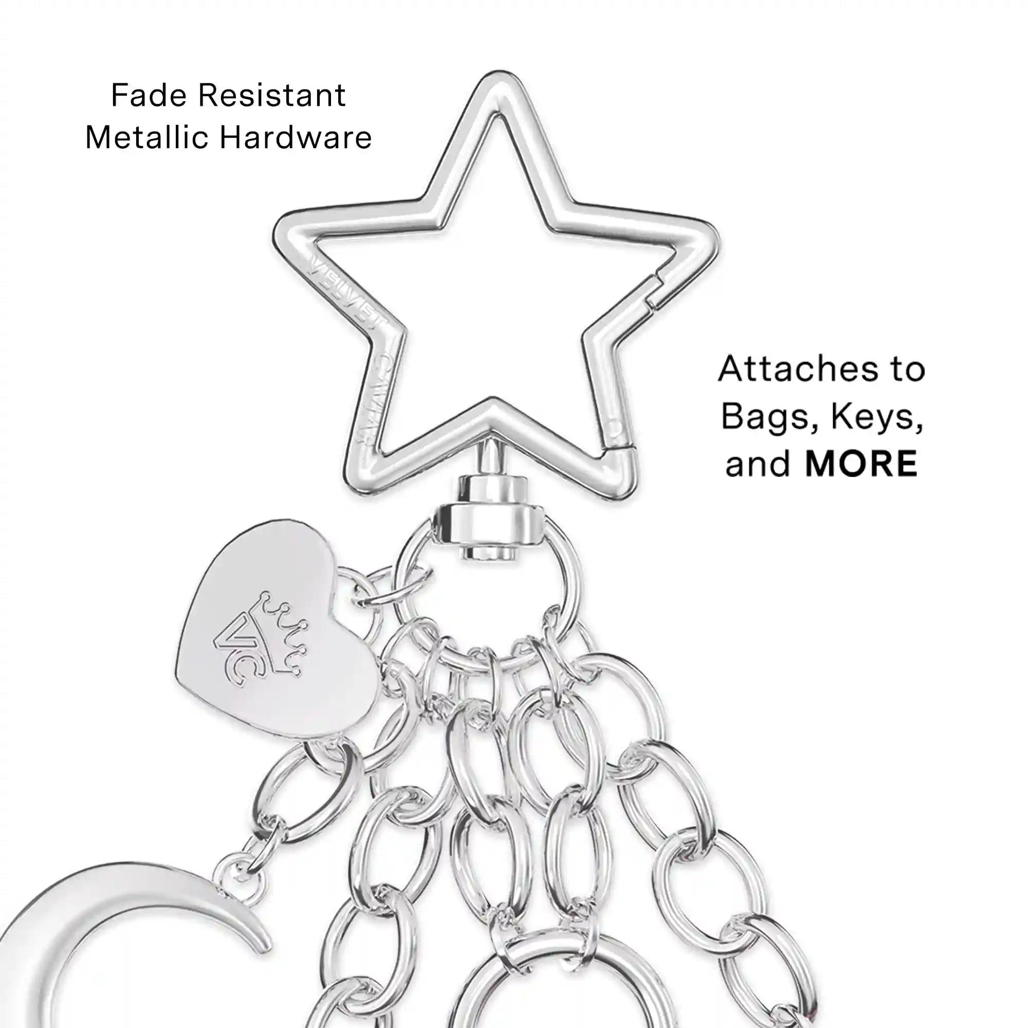 Lucky Star Locket Bag Charm