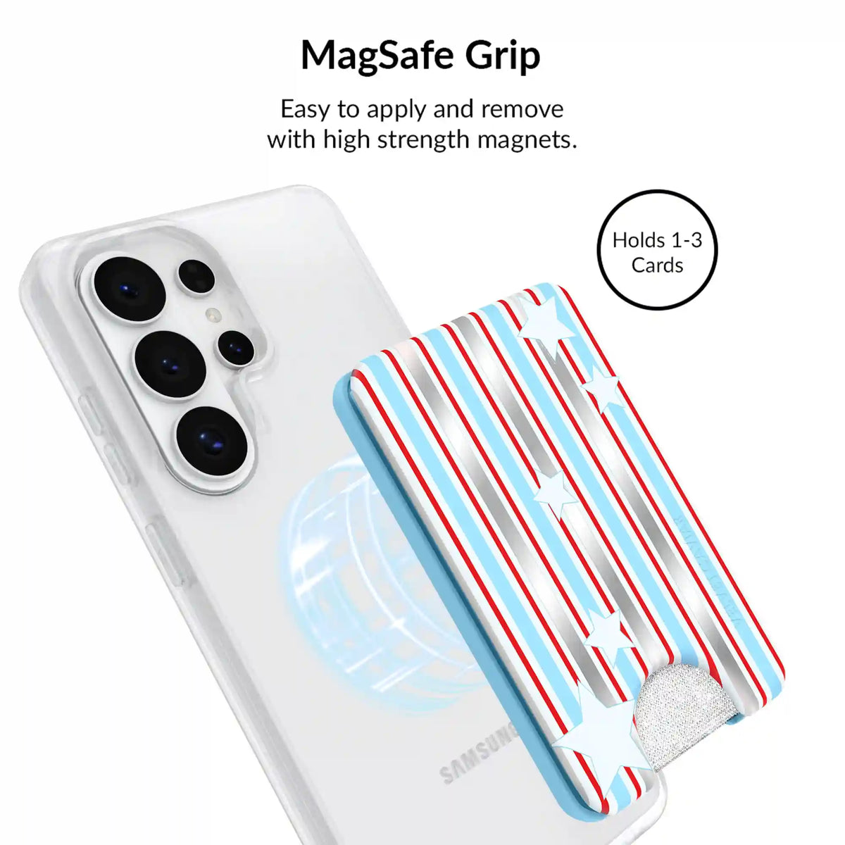 Stars & Stripes Glitter Samsung Bundle Set
