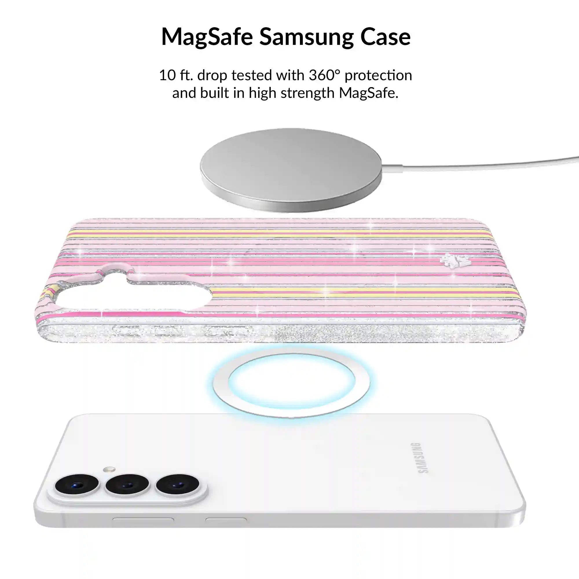 Sunkissed Stripes Glitter Samsung Bundle Set