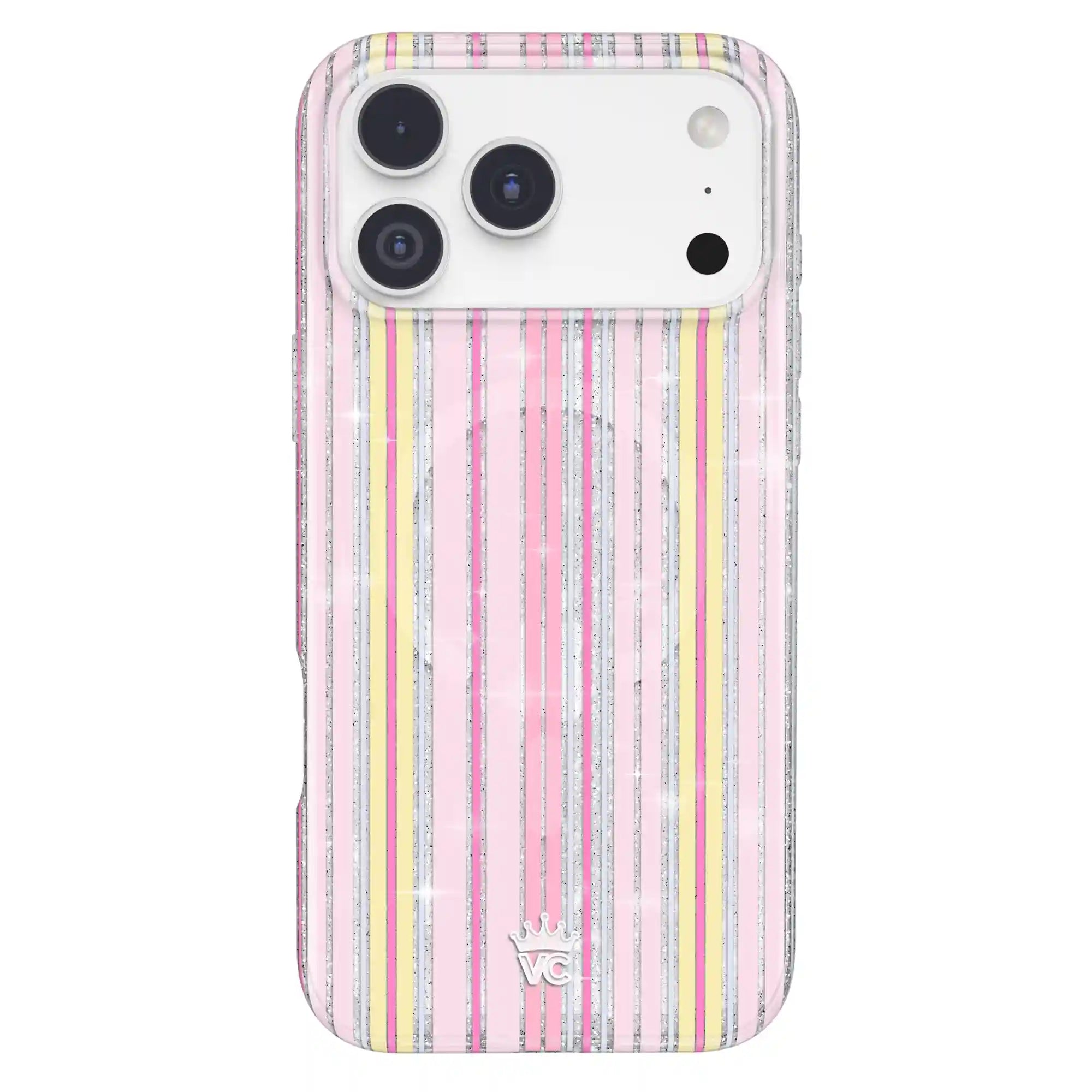 Sunkissed Stripes Glitter iPhone Case