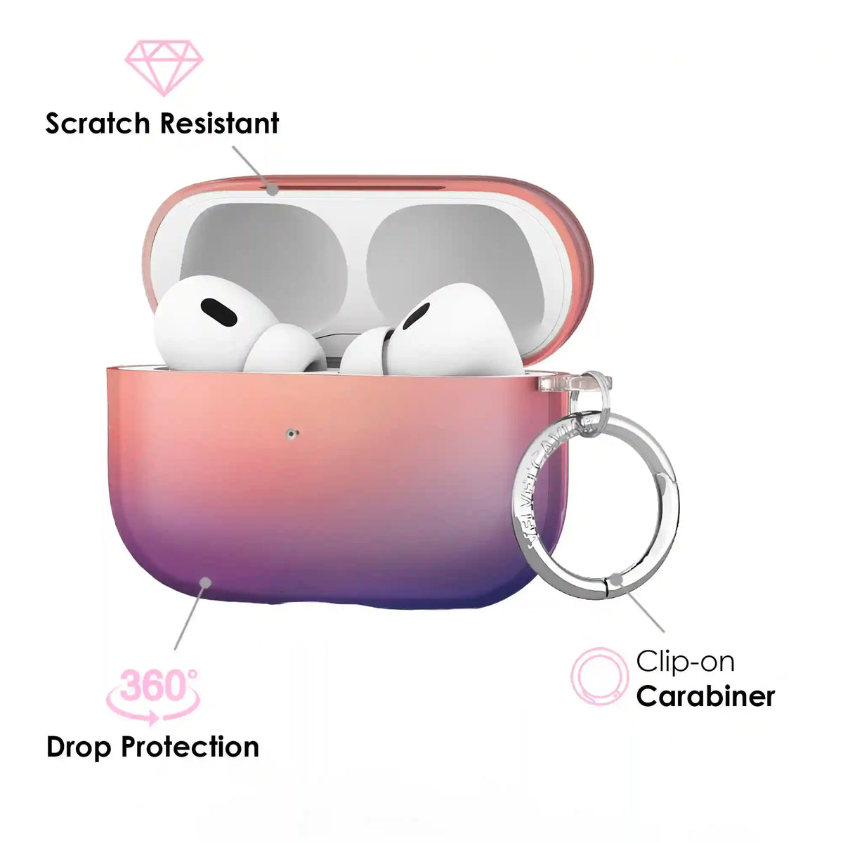 Sunset Glow Aura AirPod Case