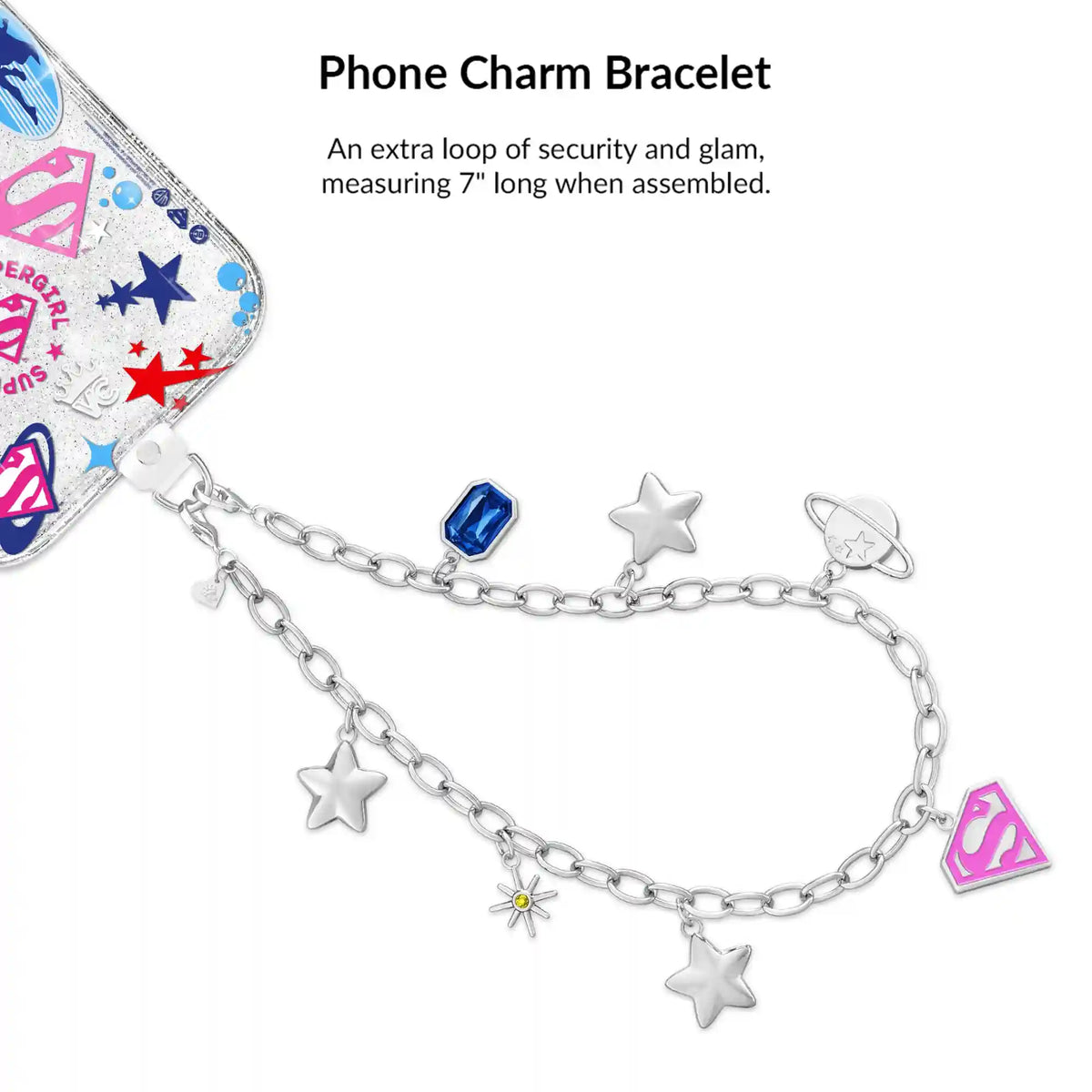 Supergirl Krypto Glitter iPhone Bundle Set