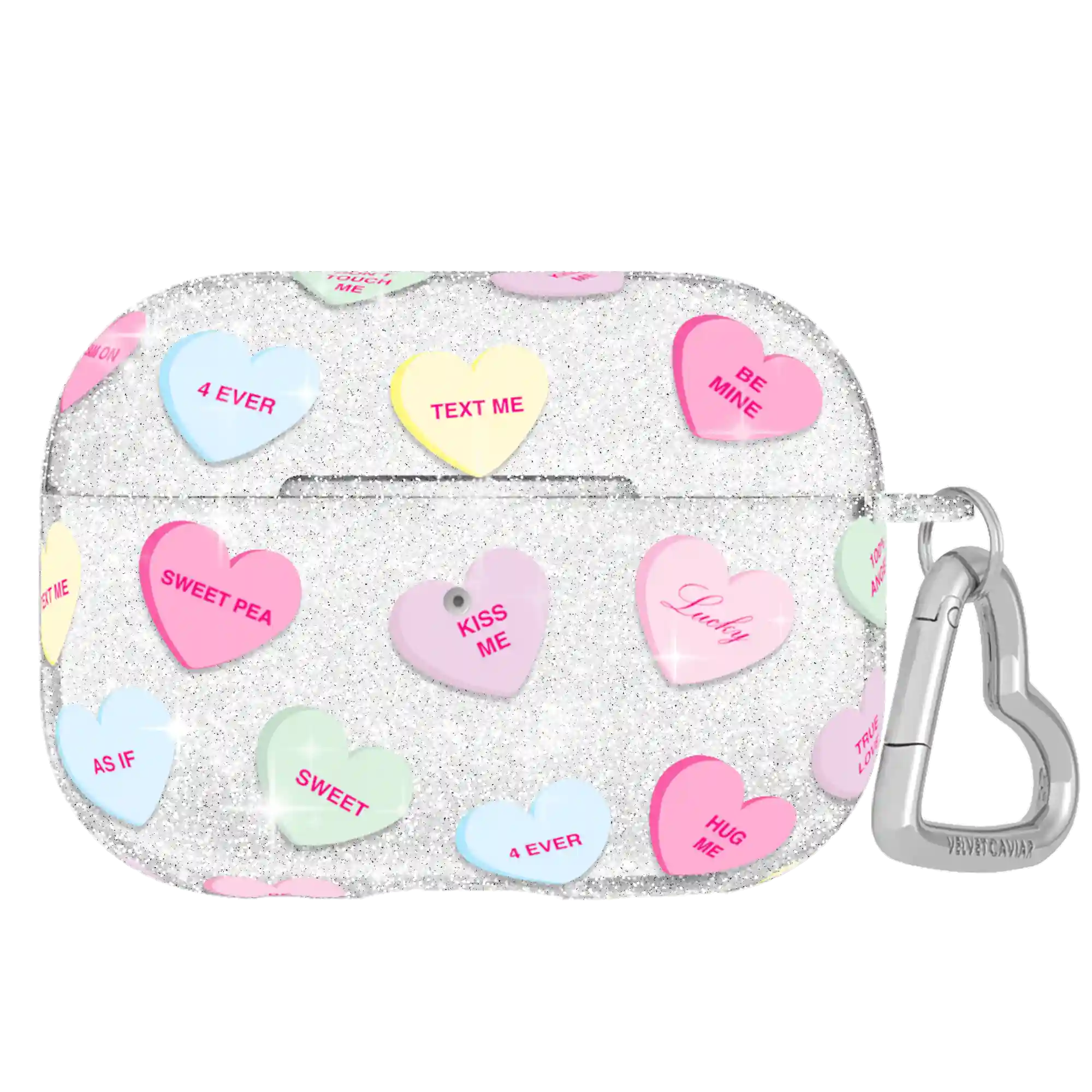 Sweet Hearts Glitter AirPod Case