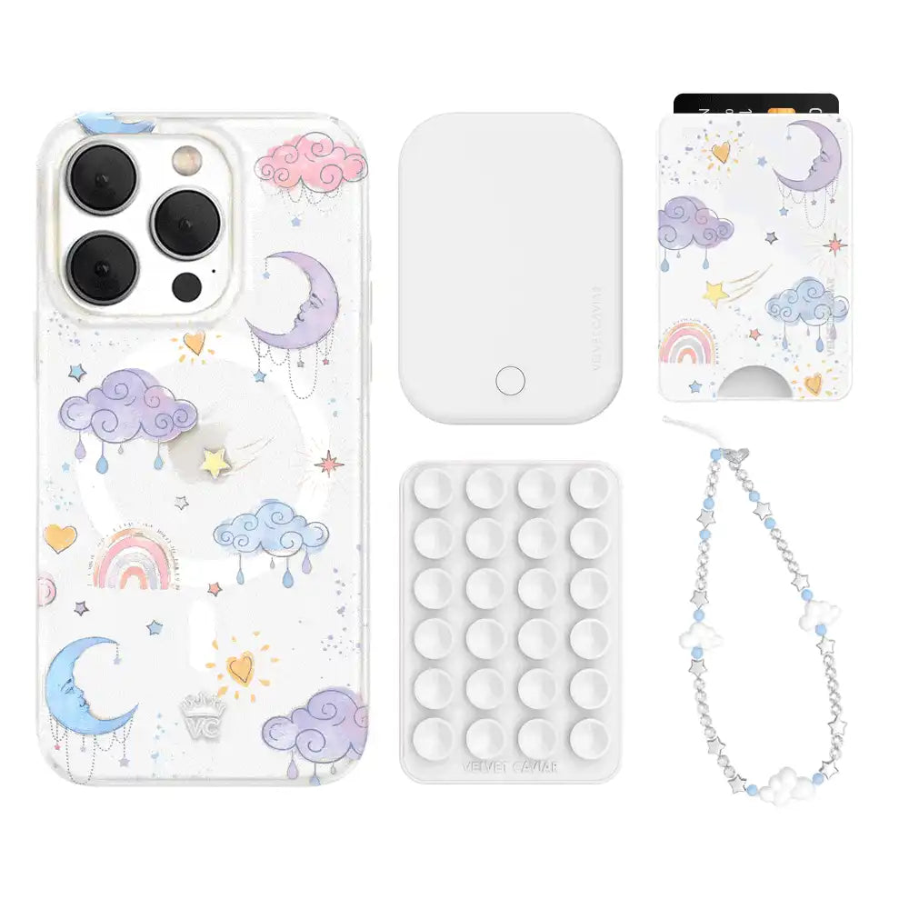 Sweet Dreams Frosted iPhone Bundle Set - Wallet