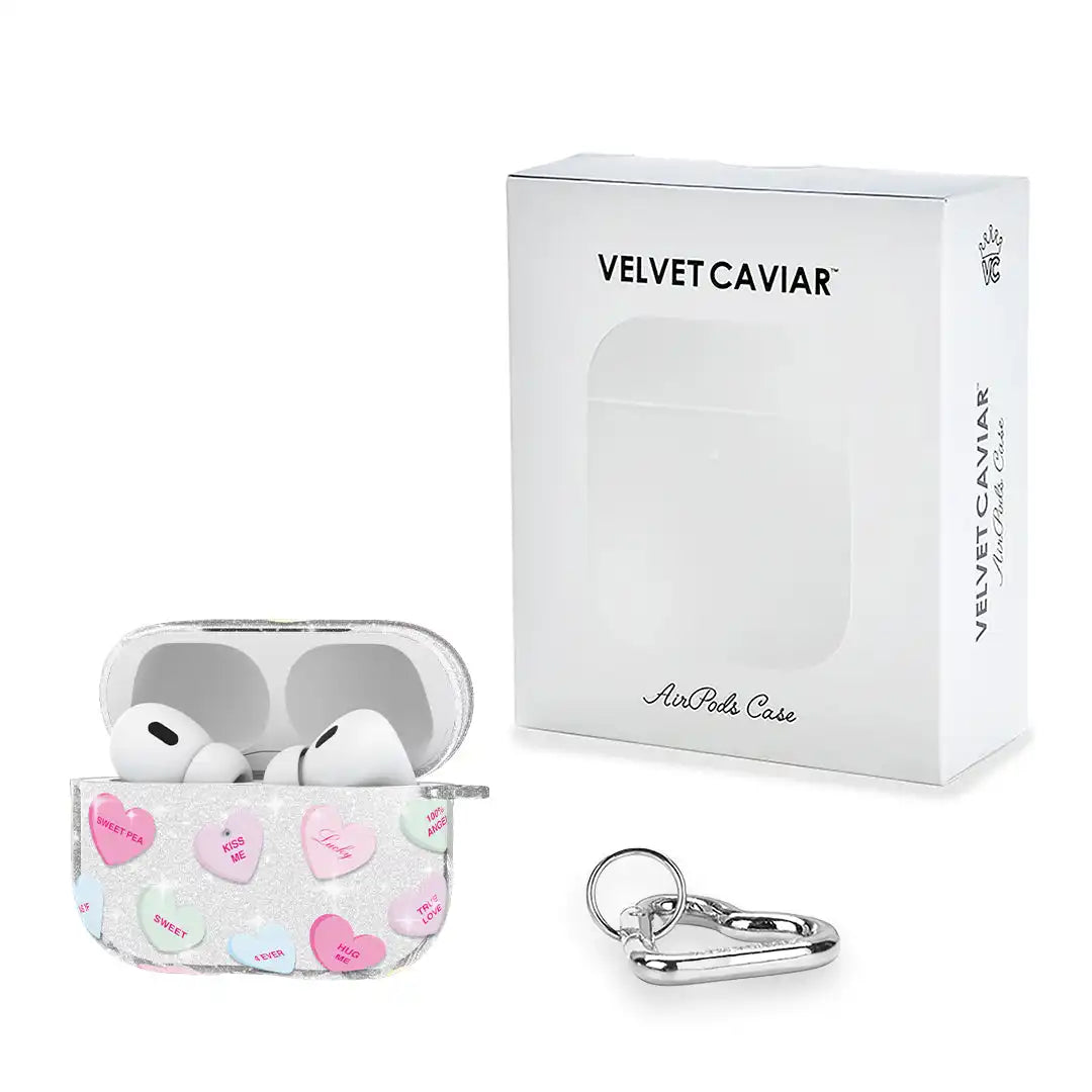 Sweet Hearts Glitter AirPod Case