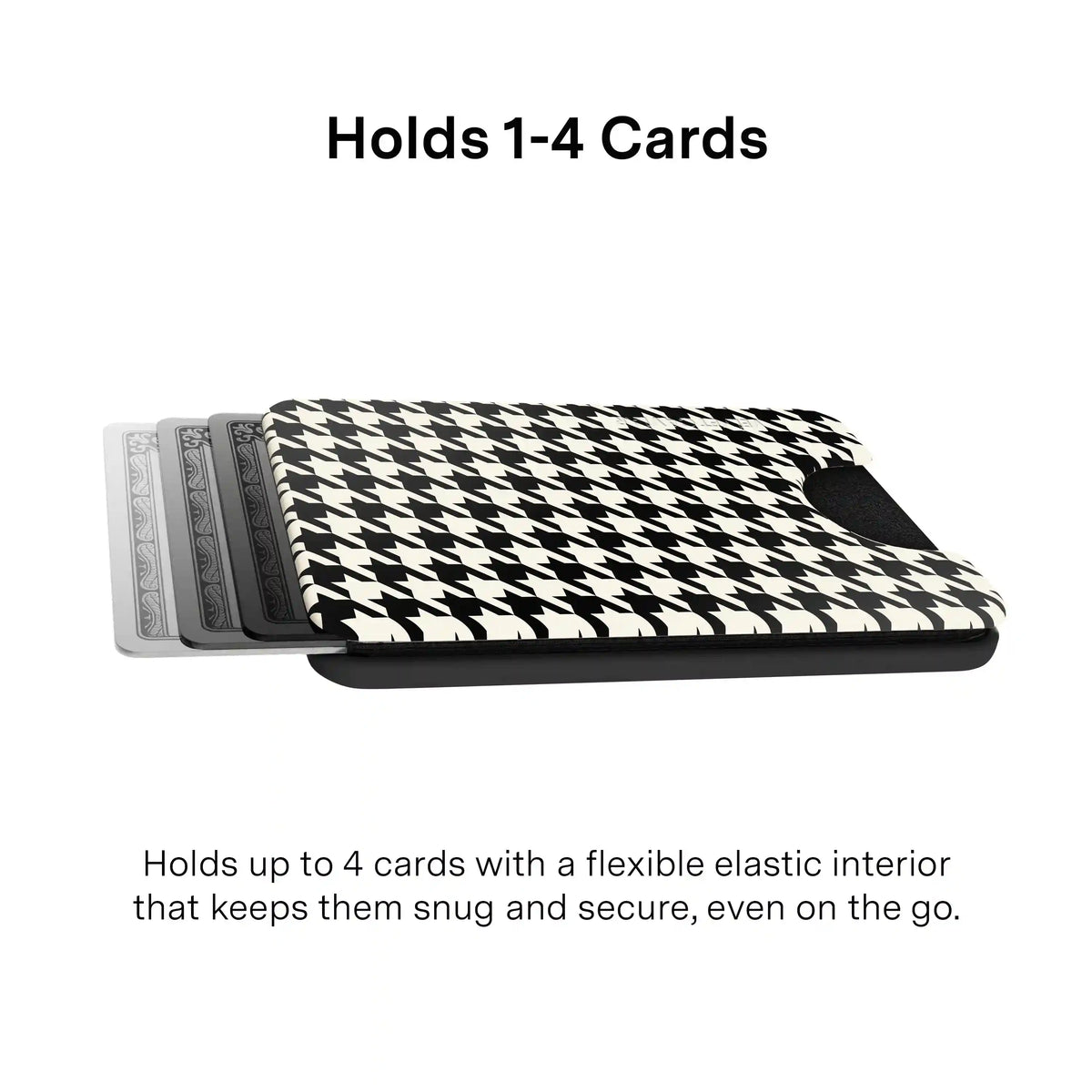 Houndstooth MagSafe Wallet
